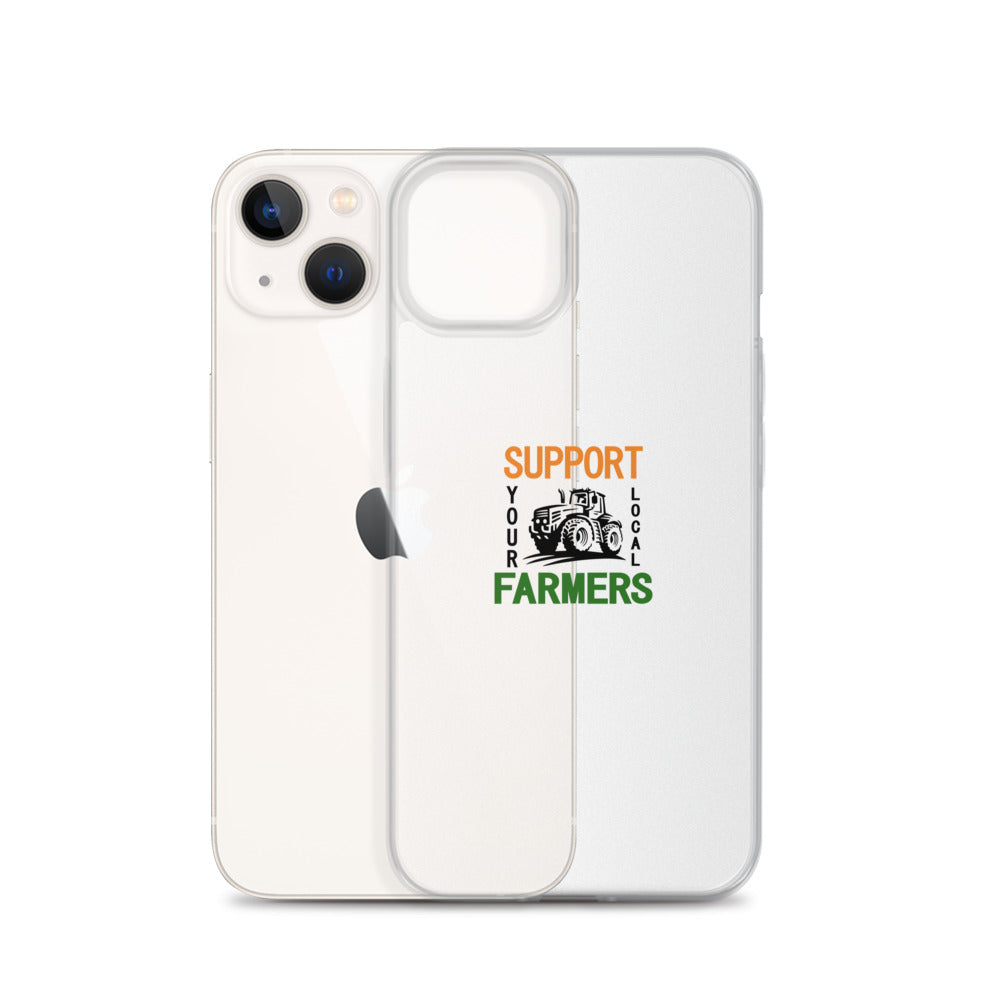 SUPPORT YOUR LOCAL FARMERS - iPhone Case Transparent