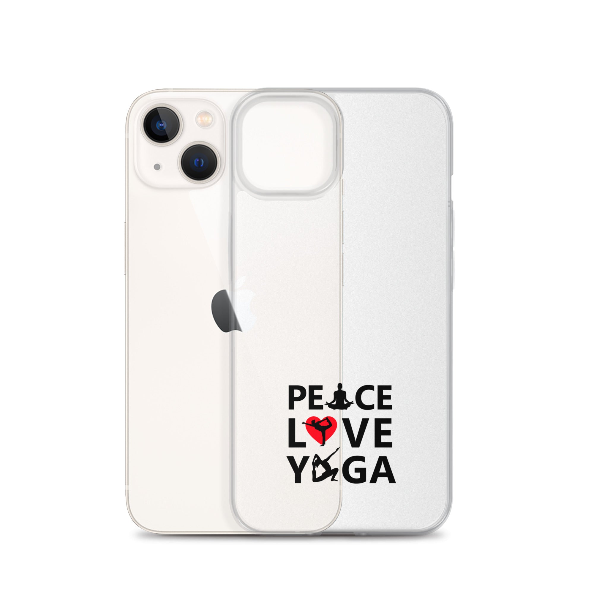 PEACE LOVE YOGA - iPhone Case