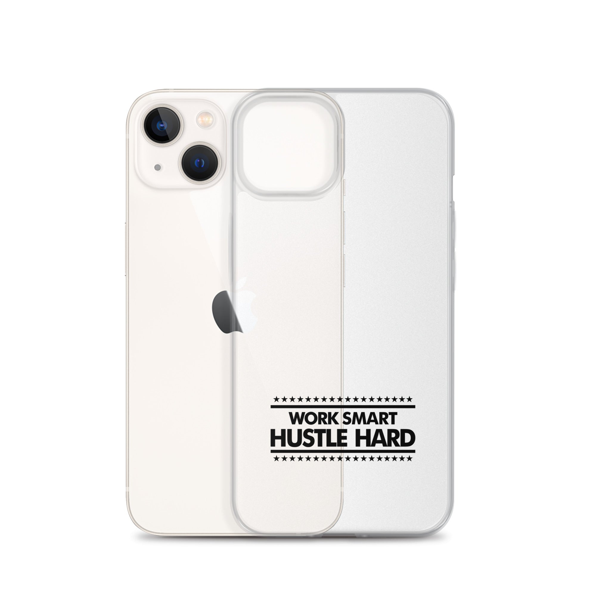 WORK SMART HUSTLE HARD - iPhone Case