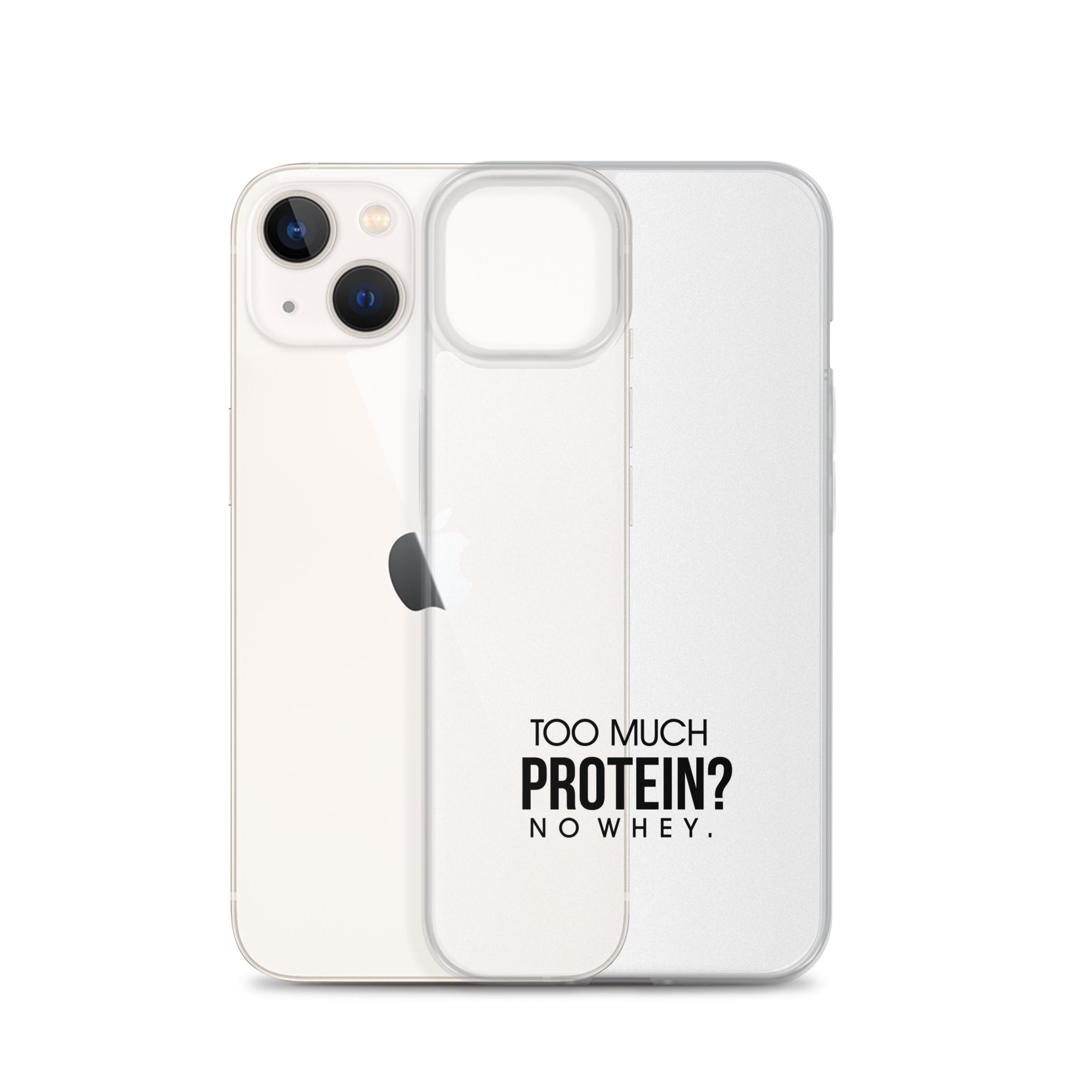 TOO MUCH PROTEIN - iPhone Case