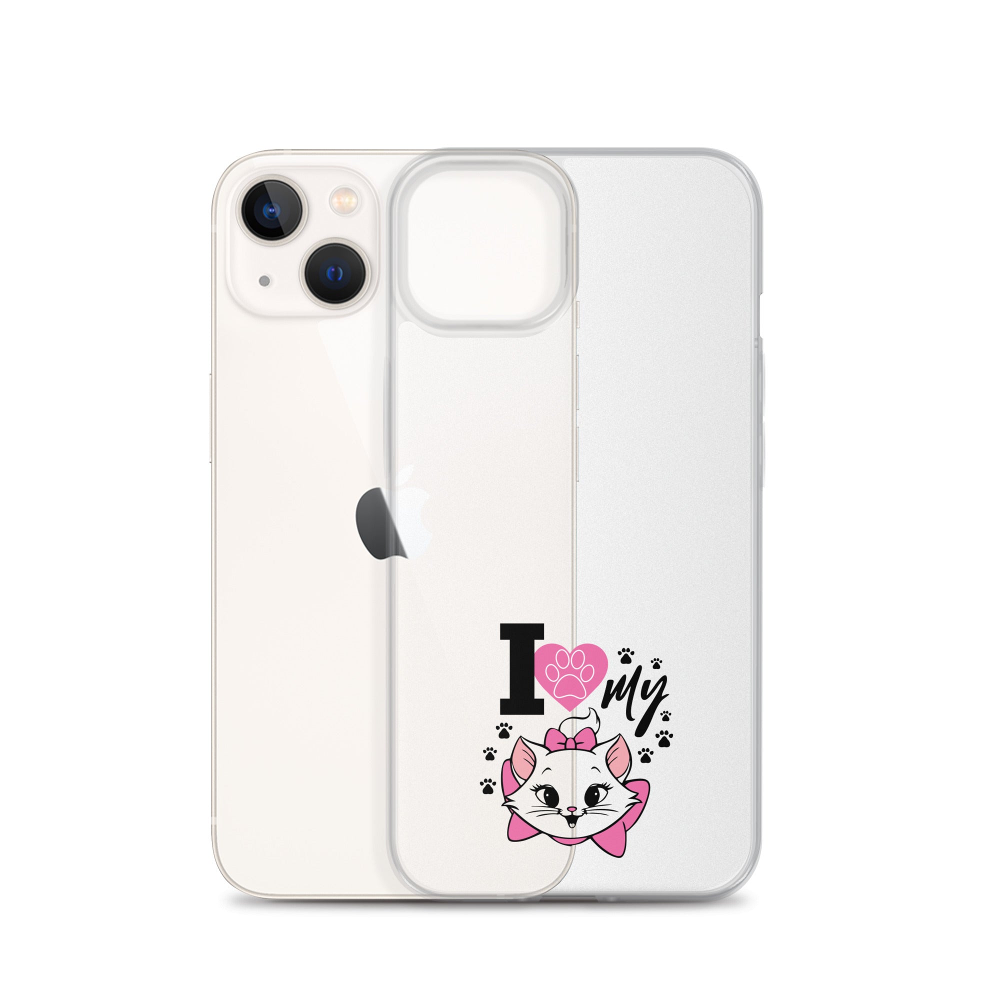 I LOVE MY CAT - iPhone Case