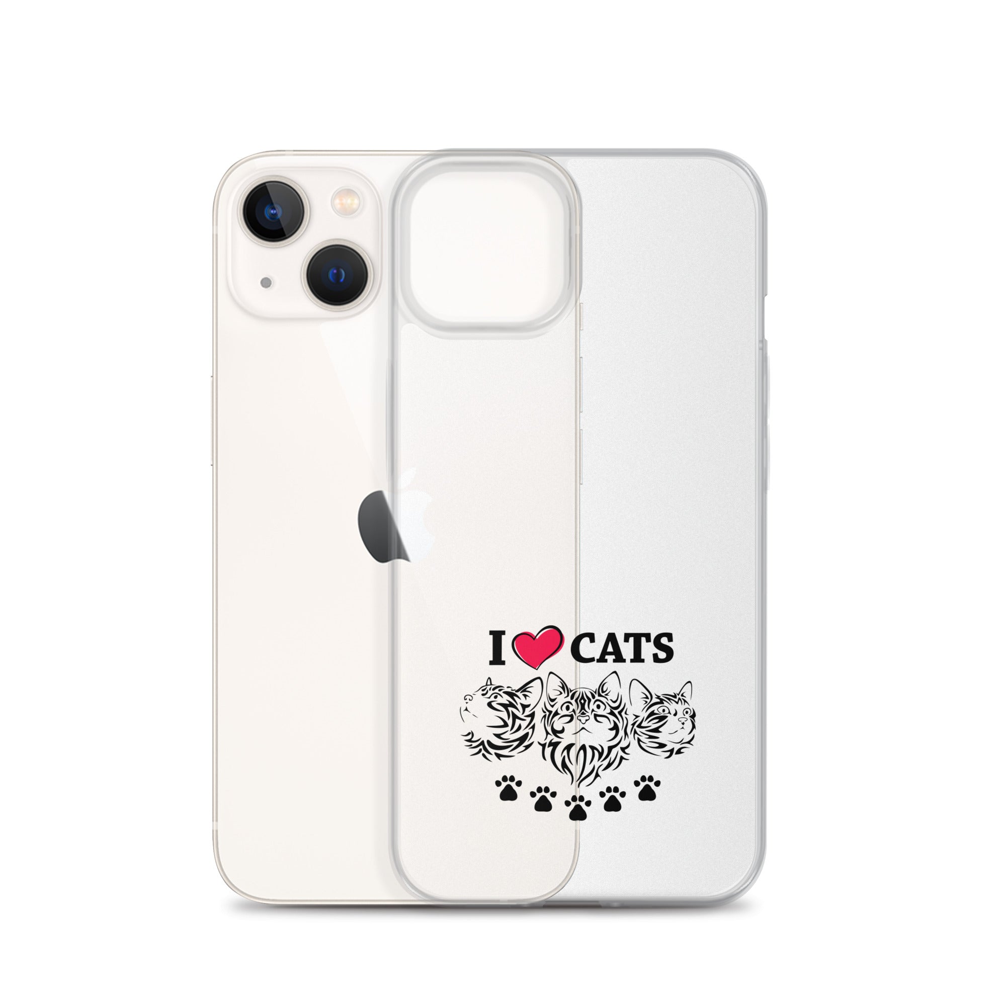 I LOVE CATS - iPhone Case