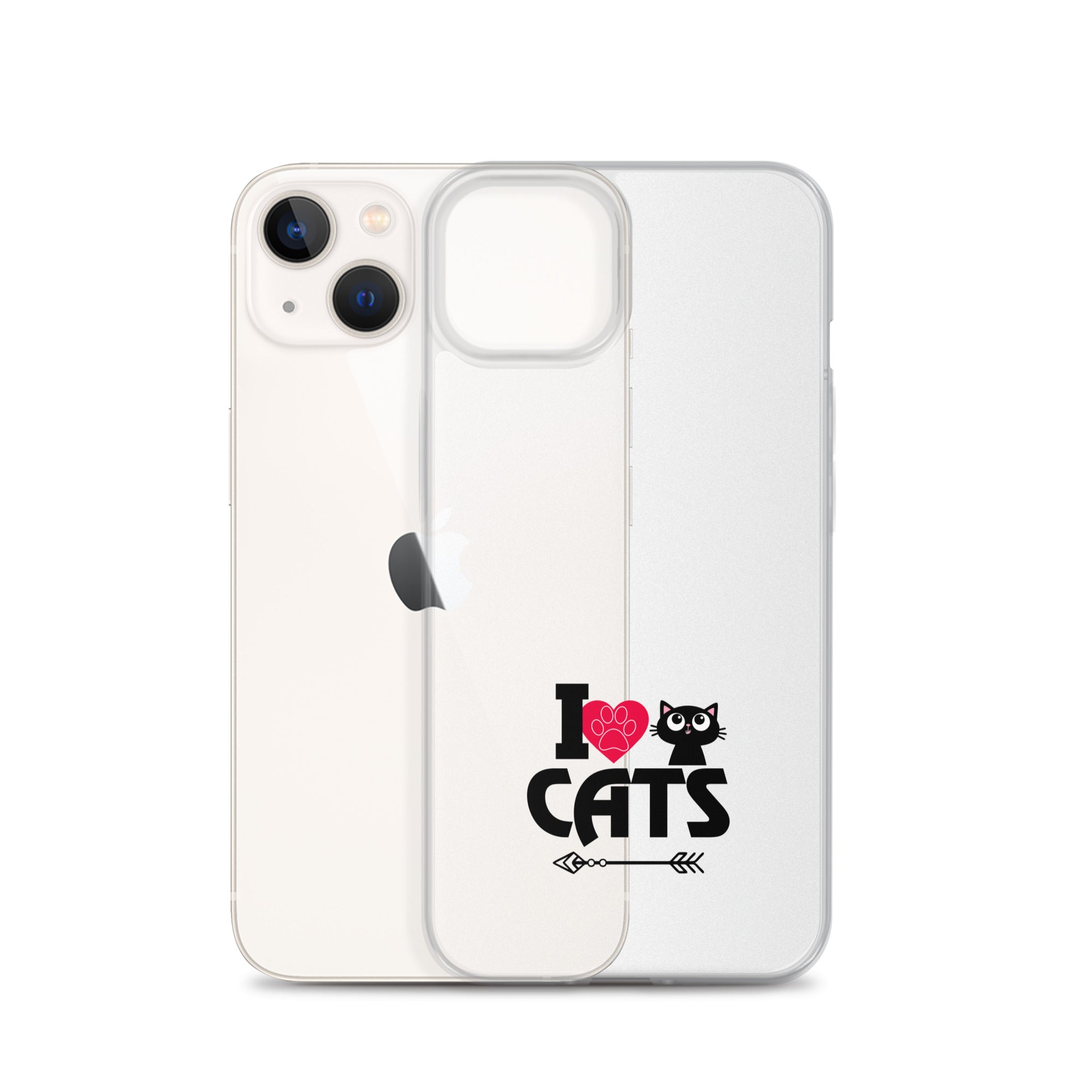 I LOVE CATS - iPhone Case