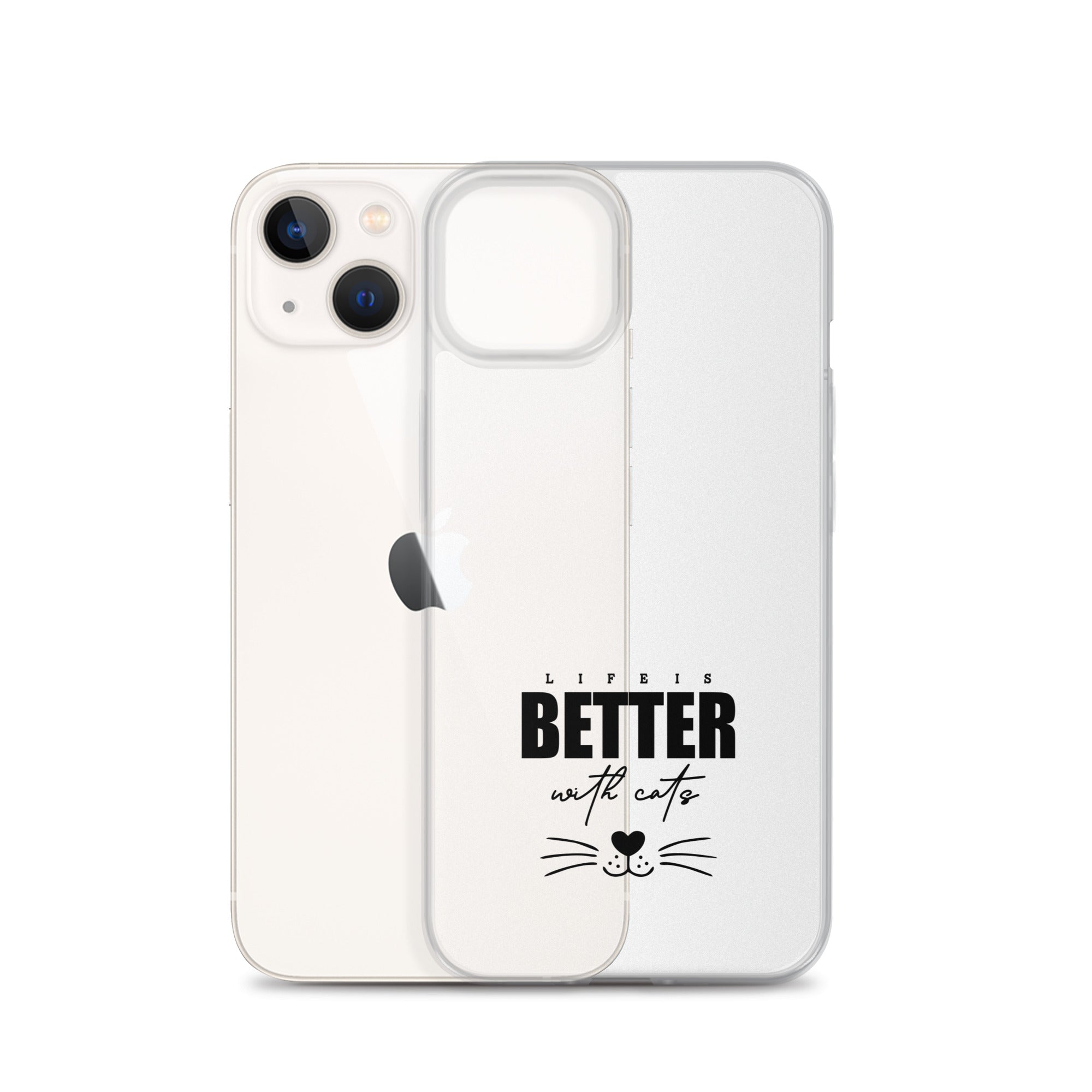 LIFE IS BETTER WITH CATS - iPhone Case