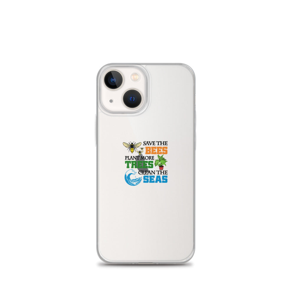 SAVE THE BEES - iPhone Case Transparent