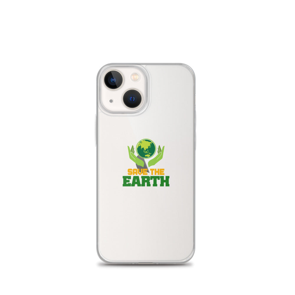 SAVE THE EARTH - iPhone Case Transparent