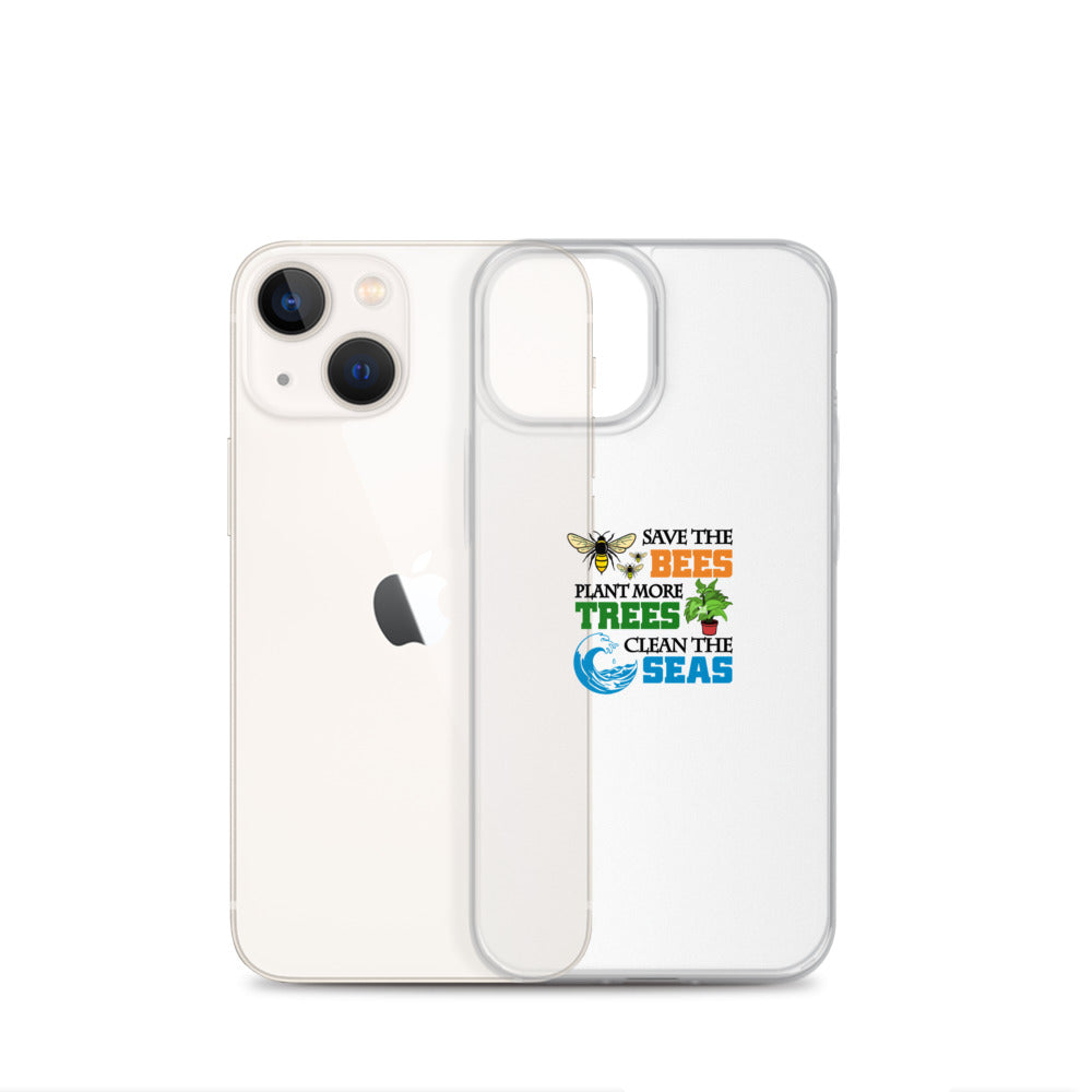 SAVE THE BEES - iPhone Case Transparent