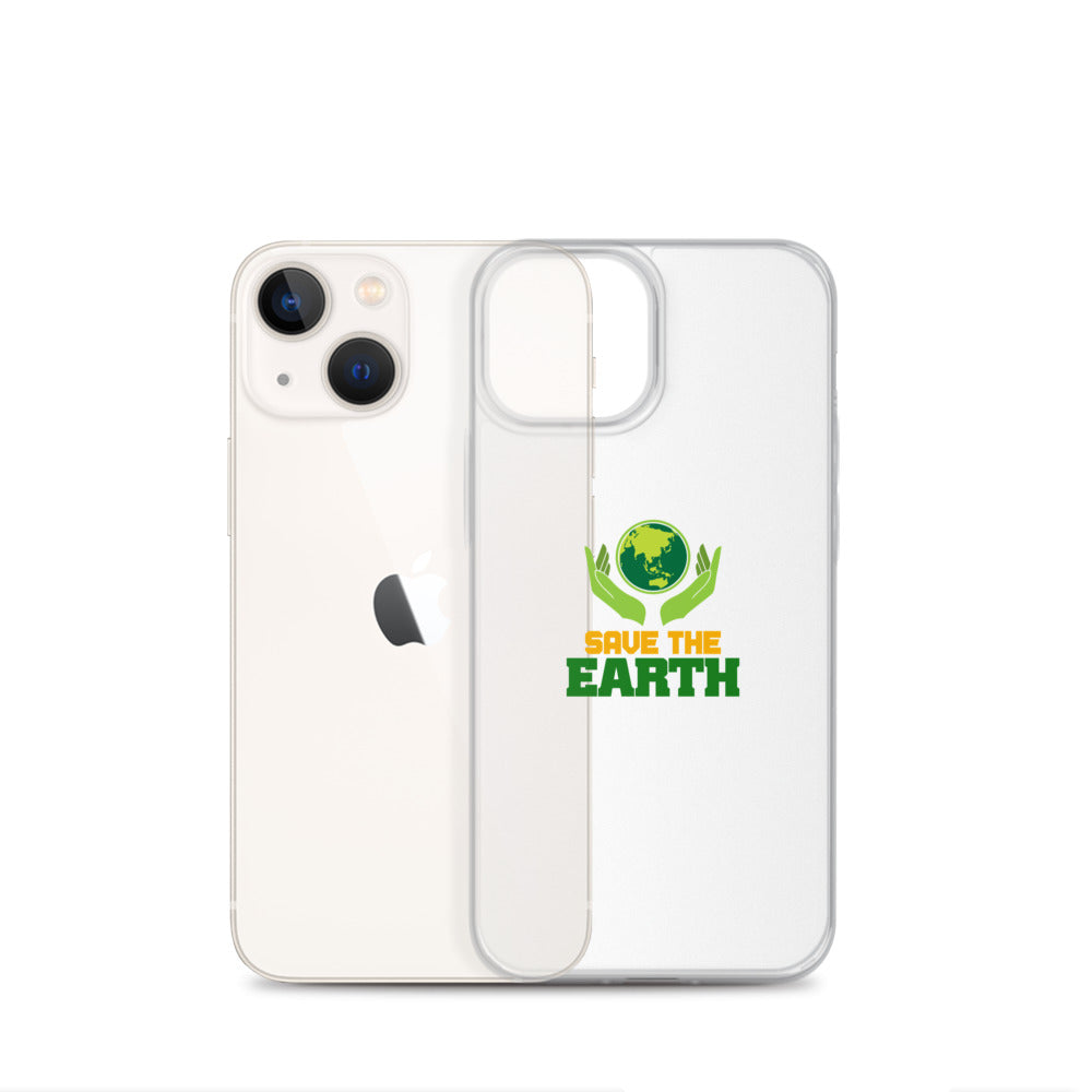 SAVE THE EARTH - iPhone Case Transparent