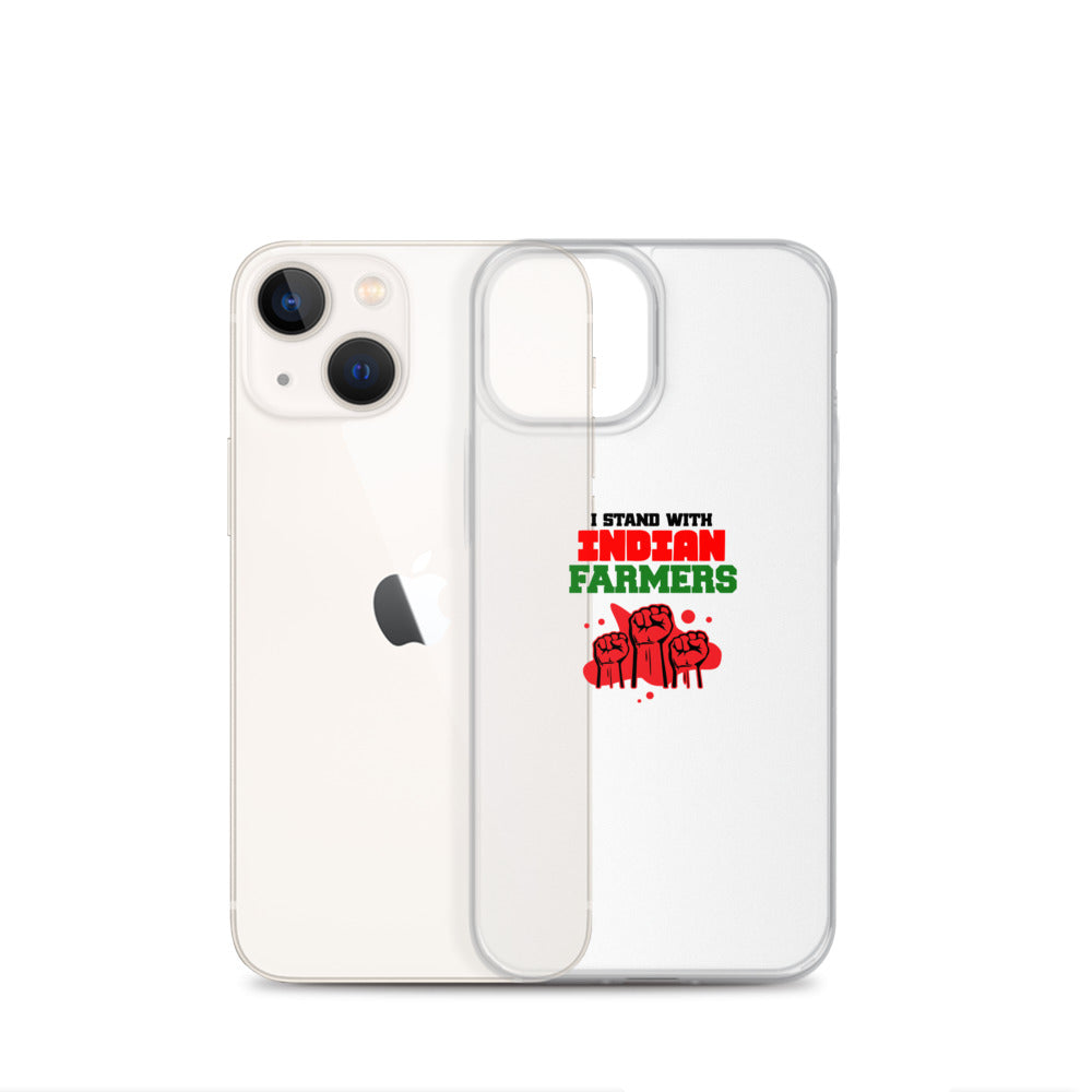 I STAND WITH INDIAN FARMERS - iPhone Case Transparent