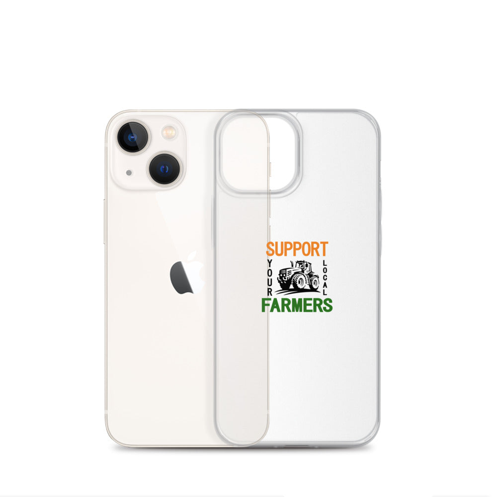 SUPPORT YOUR LOCAL FARMERS - iPhone Case Transparent