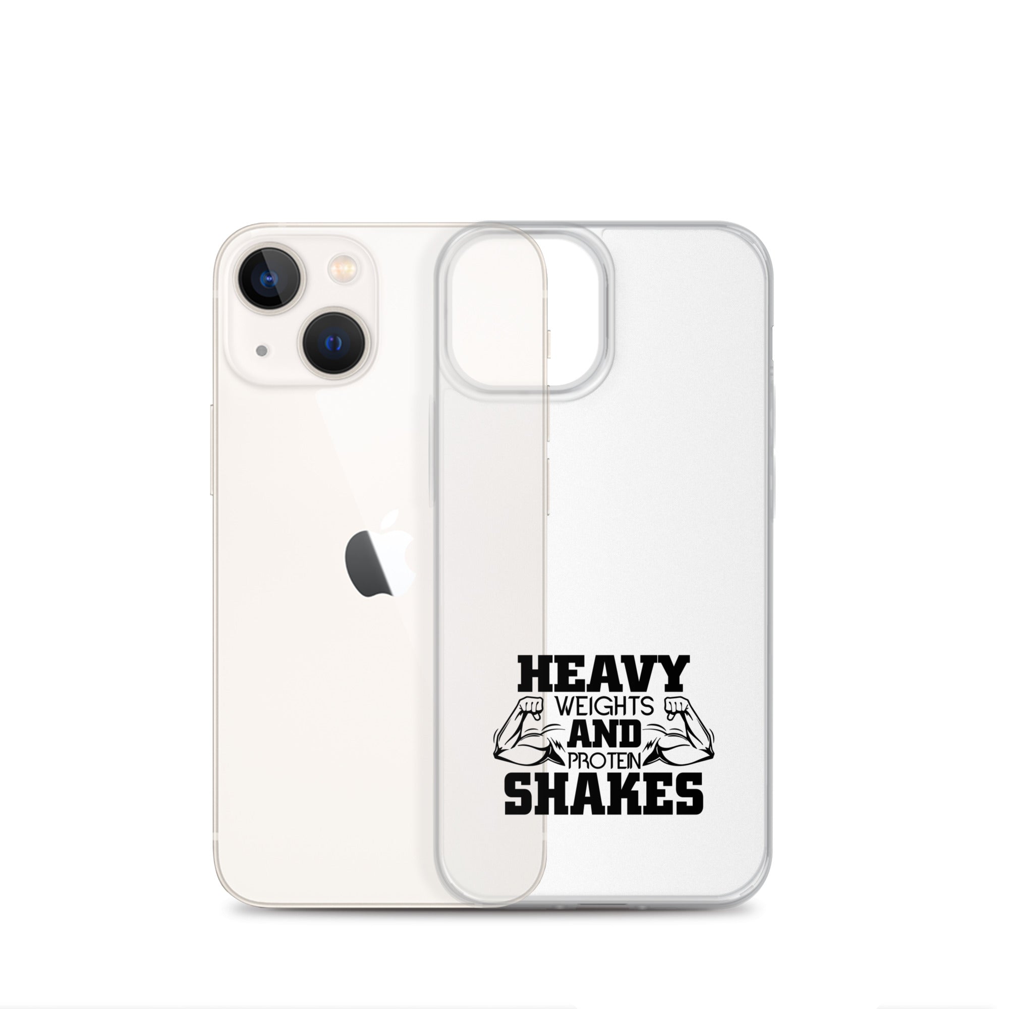 HEAVY WEIGHTS AND PROTEIN SHAKES - iPhone Case