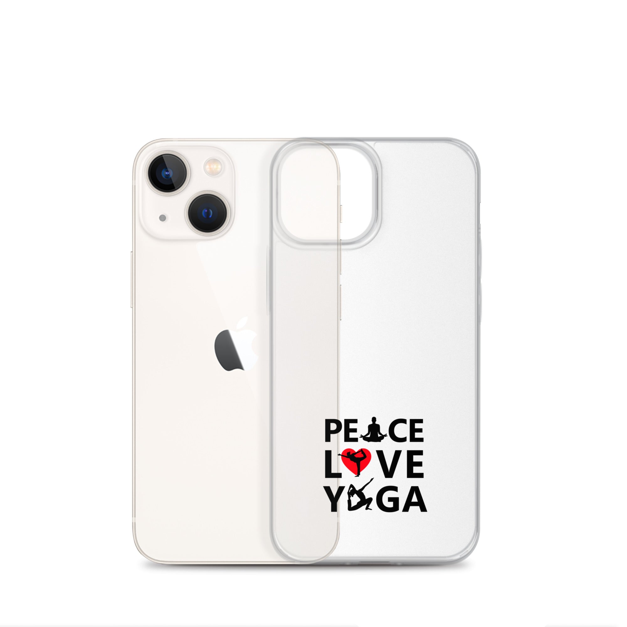 PEACE LOVE YOGA - iPhone Case