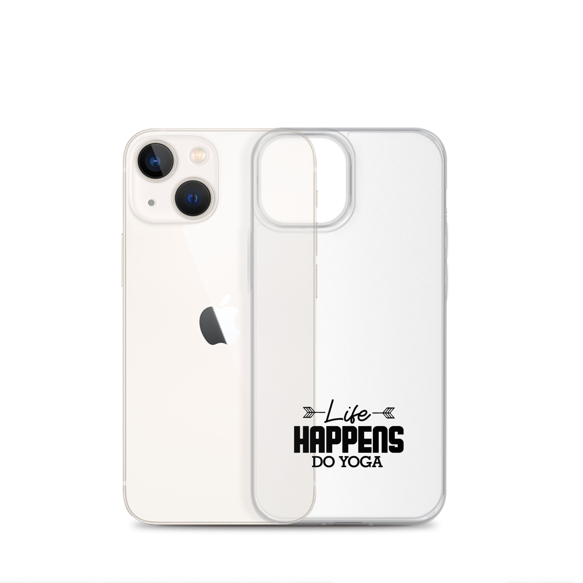 LIFE HAPPENS DO YOGA - iPhone Case