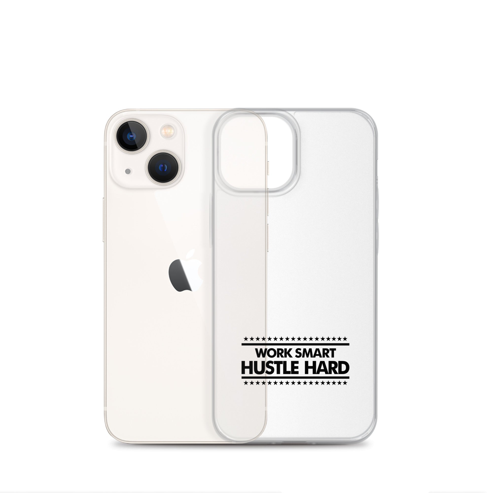 WORK SMART HUSTLE HARD - iPhone Case
