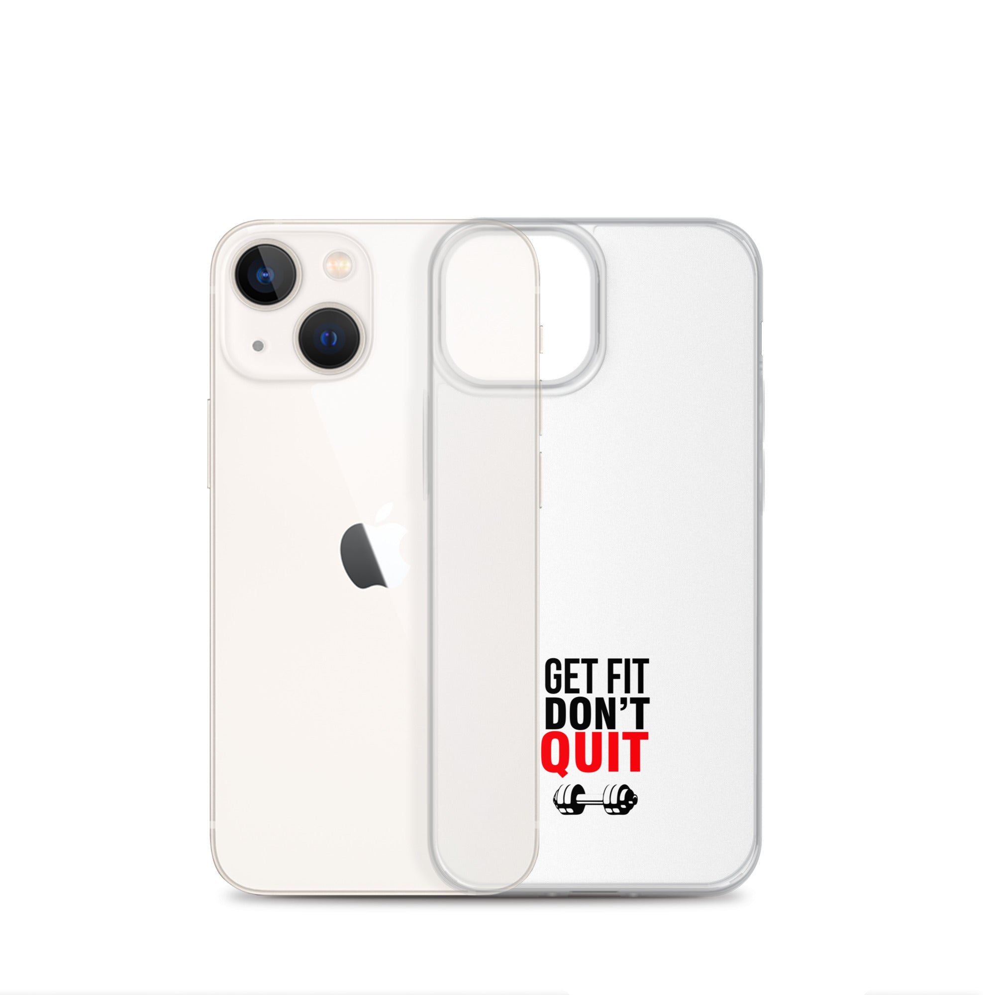 GET FIT DON'T QUIT - iPhone Case