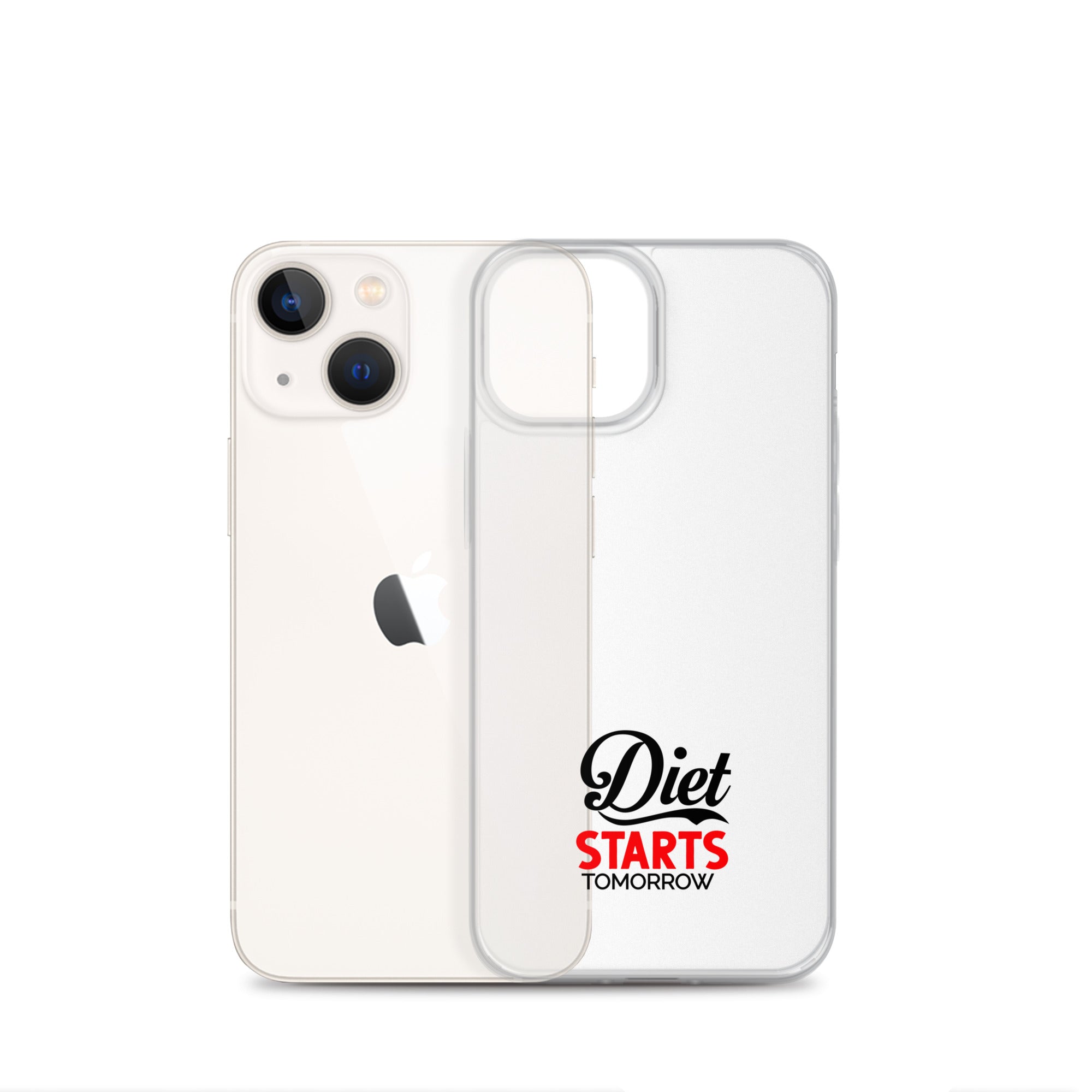 DIET STARTS TOMORROW - iPhone Case