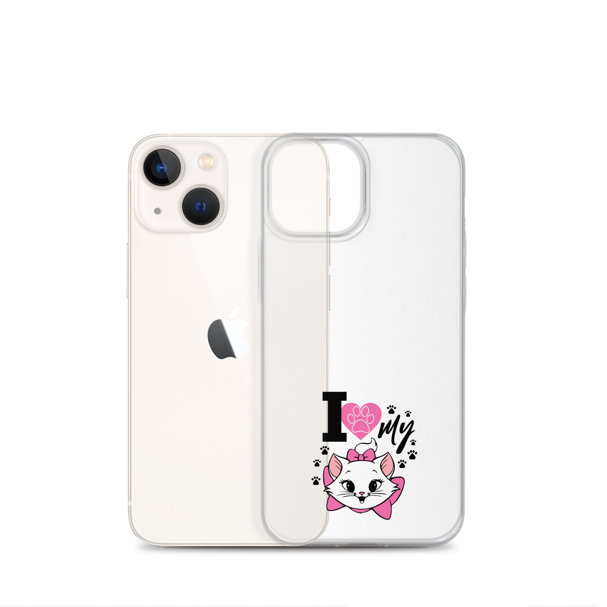 I LOVE MY CAT - iPhone Case