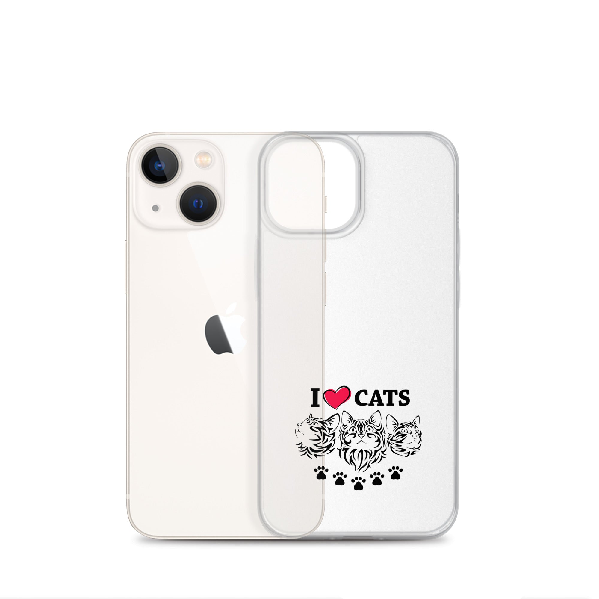 I LOVE CATS - iPhone Case