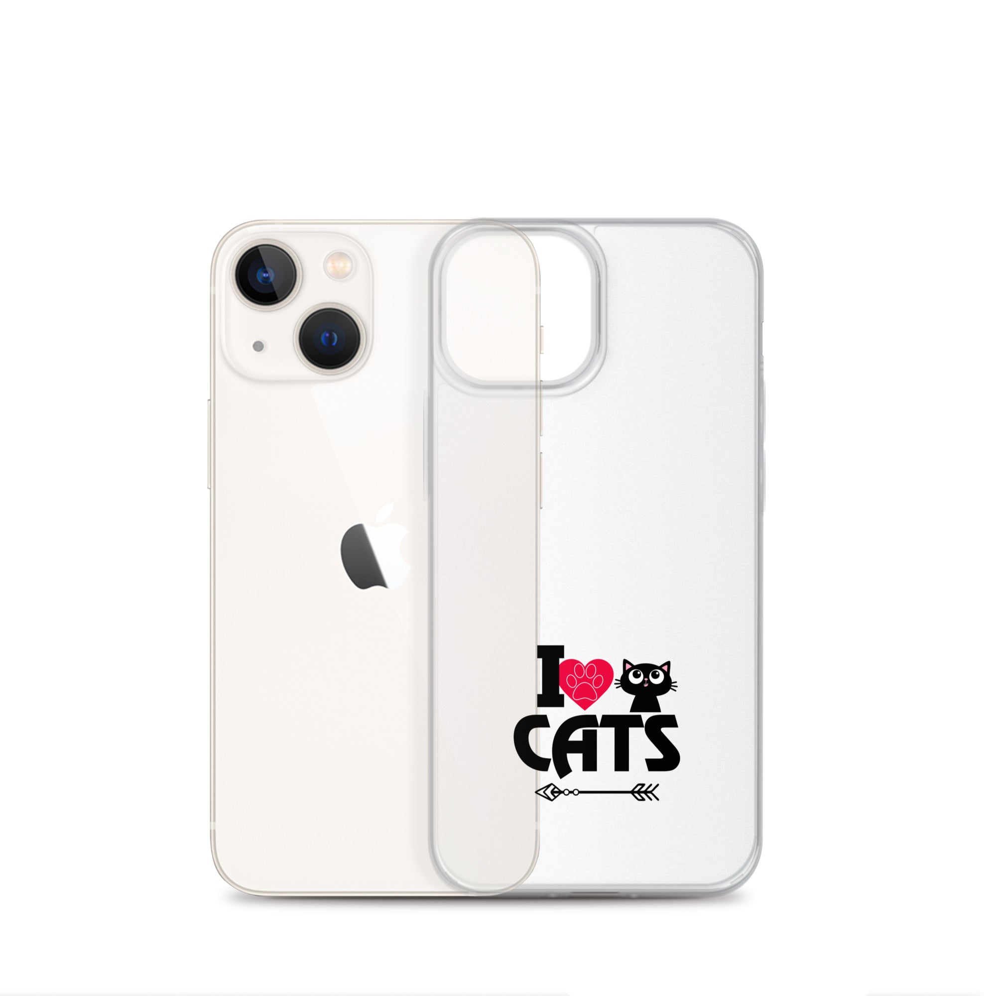 I LOVE CATS - iPhone Case