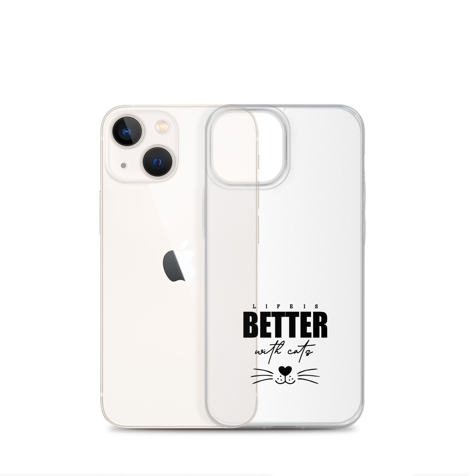 LIFE IS BETTER WITH CATS - iPhone Case