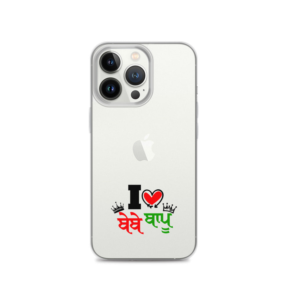 I LOVE BEBE BAPU - iPhone Case