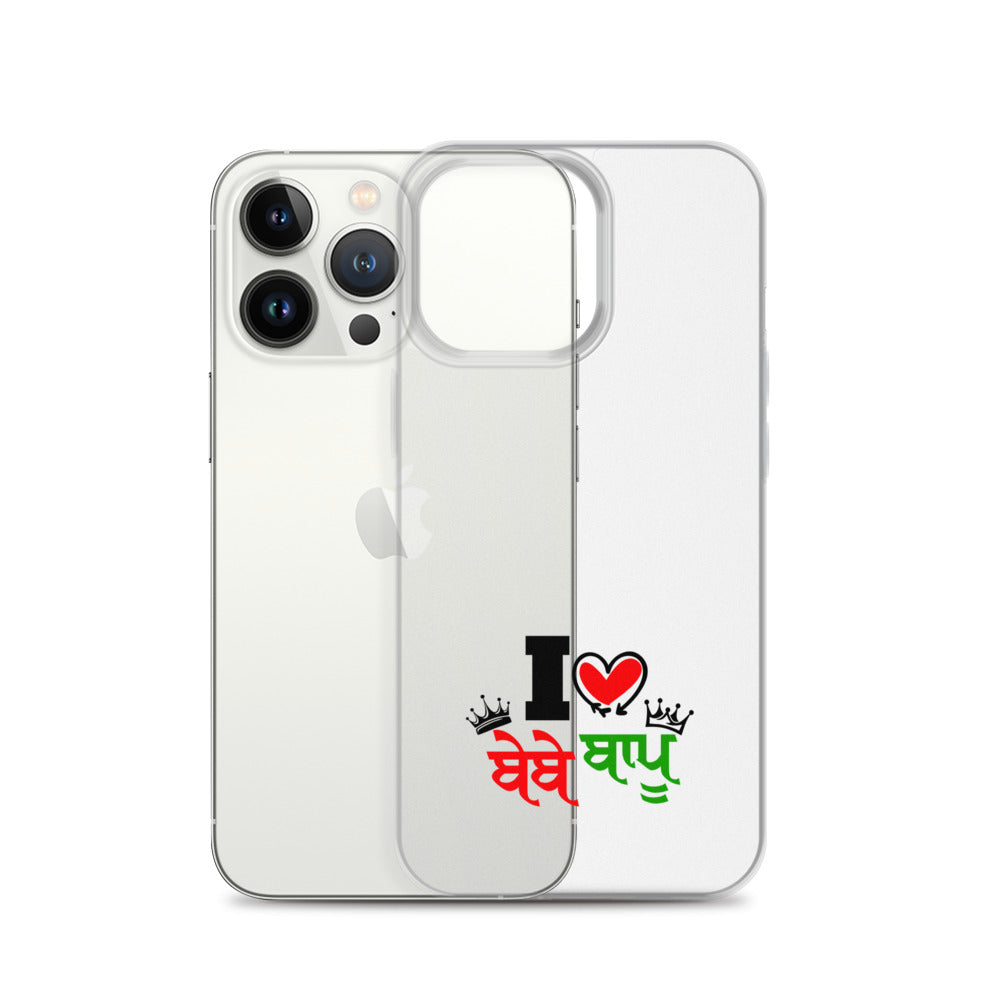 I LOVE BEBE BAPU - iPhone Case