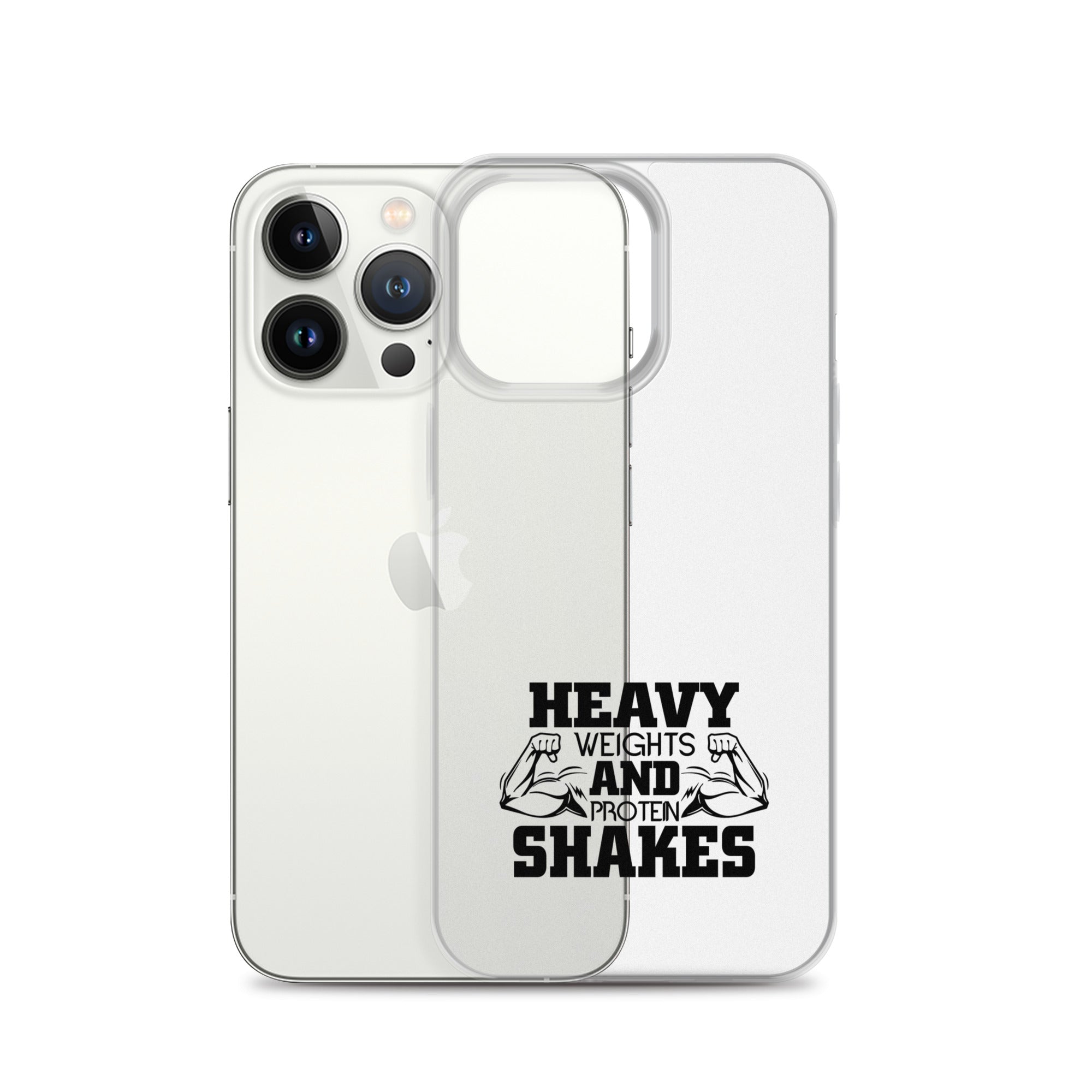 HEAVY WEIGHTS AND PROTEIN SHAKES - iPhone Case