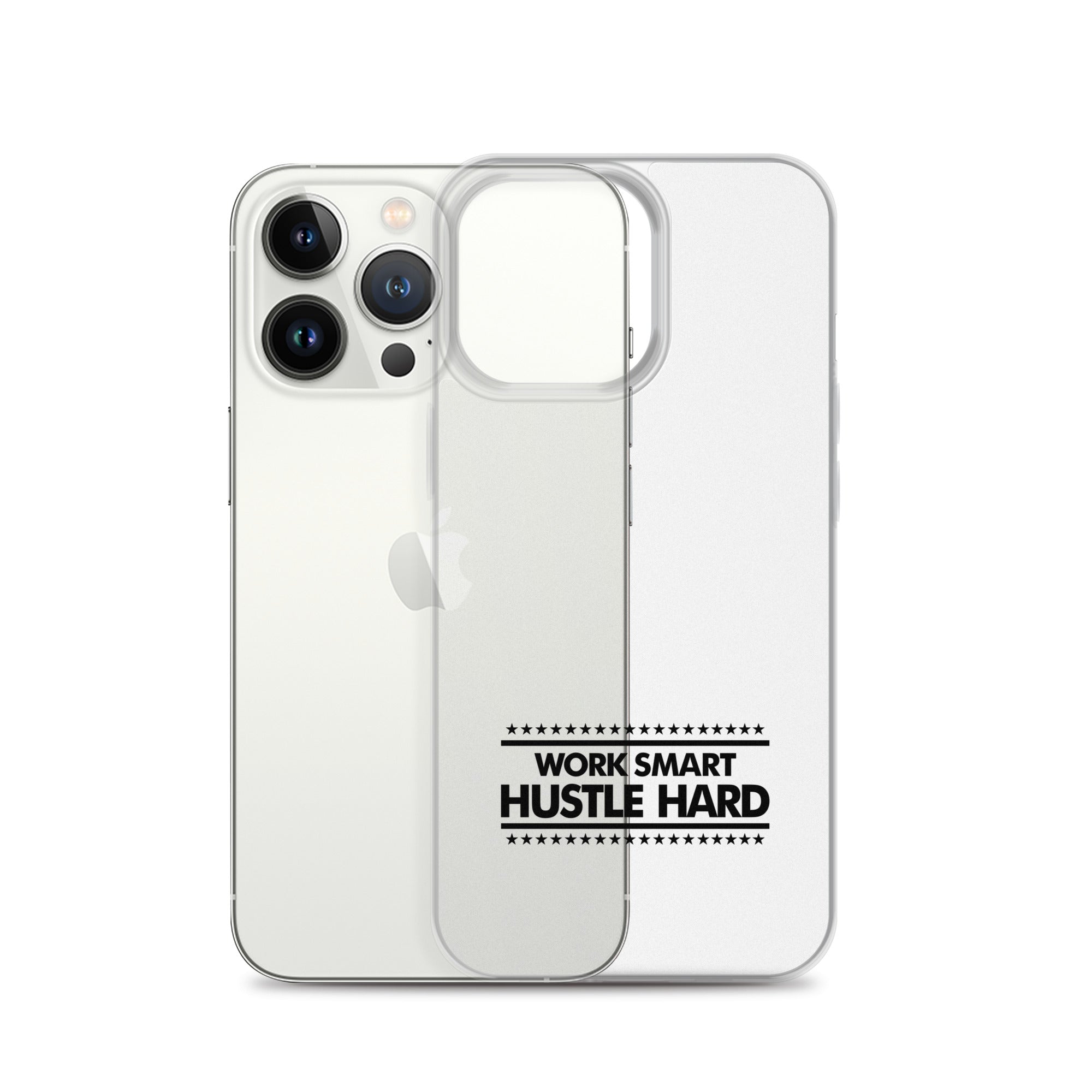 WORK SMART HUSTLE HARD - iPhone Case