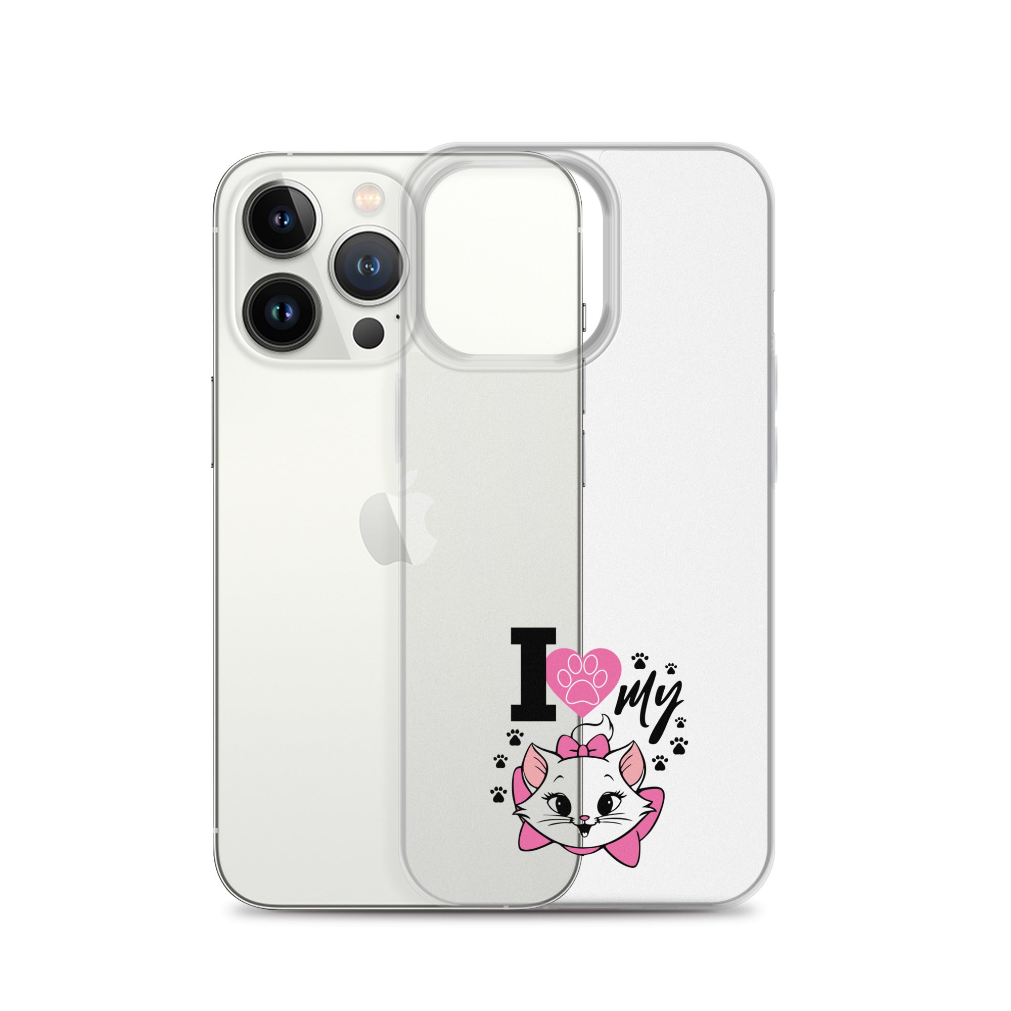 I LOVE MY CAT - iPhone Case