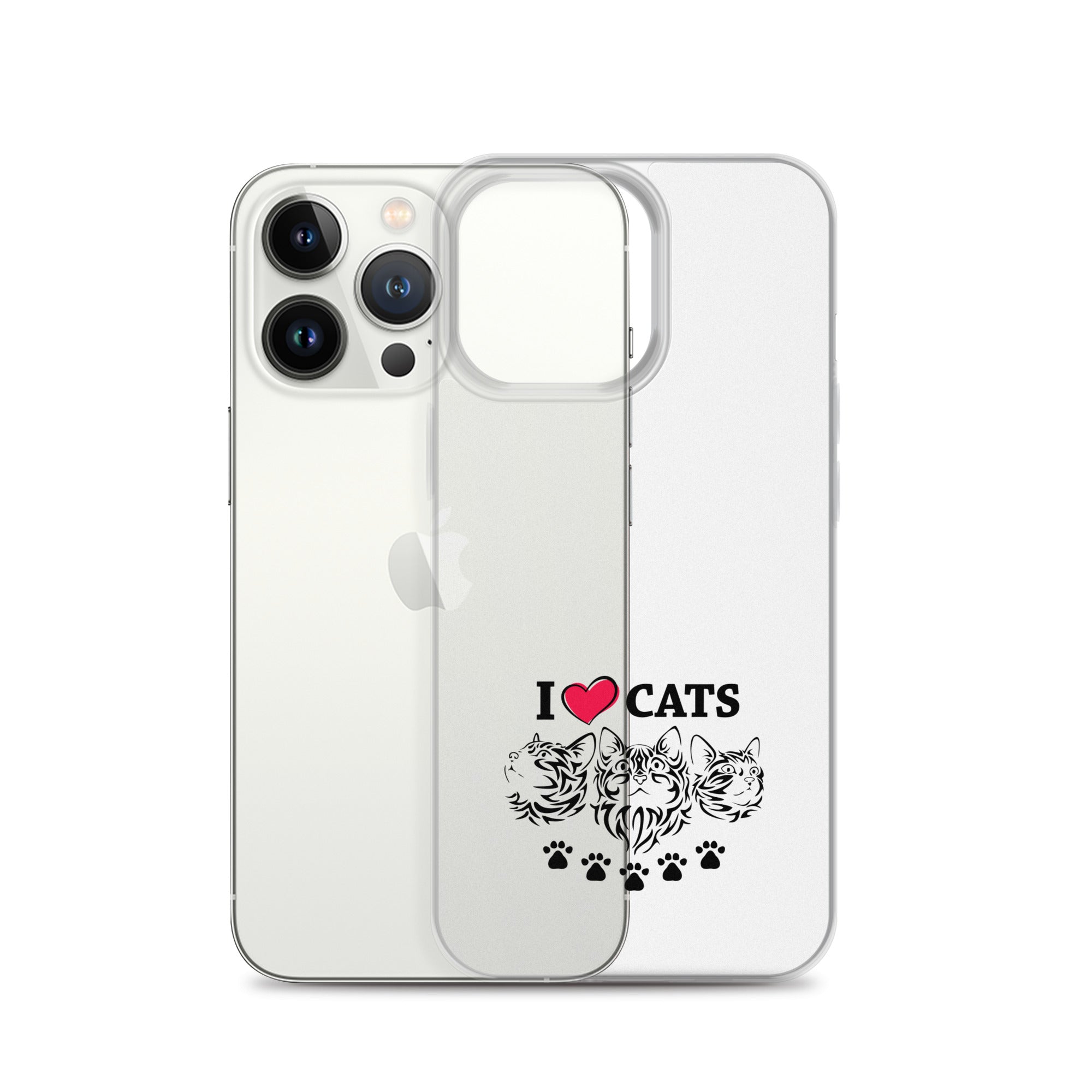 I LOVE CATS - iPhone Case