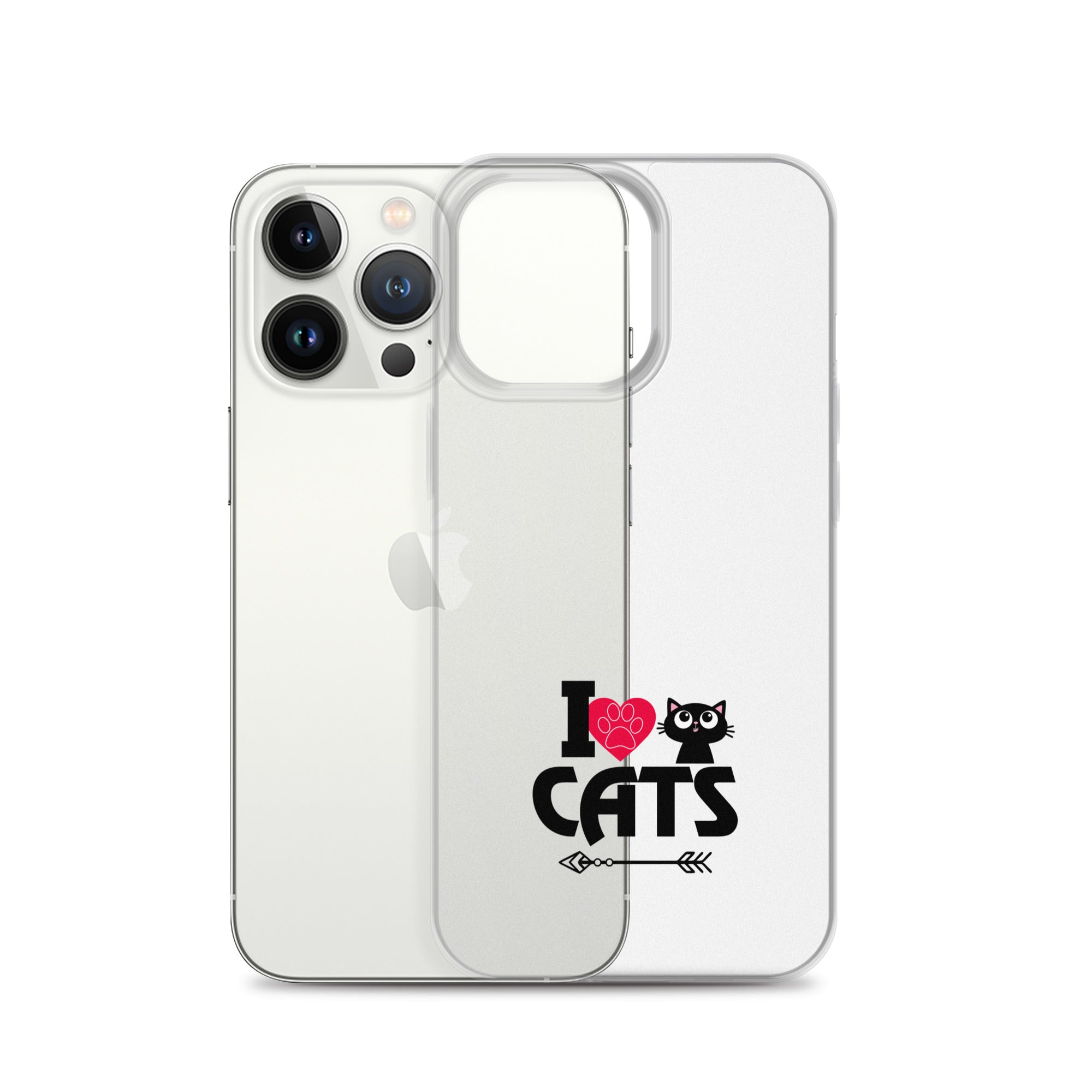 I LOVE CATS - iPhone Case