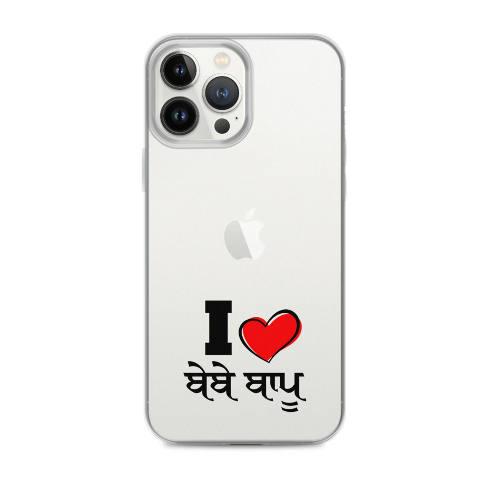 I LOVE BEBE BAPPU - iPhone Case