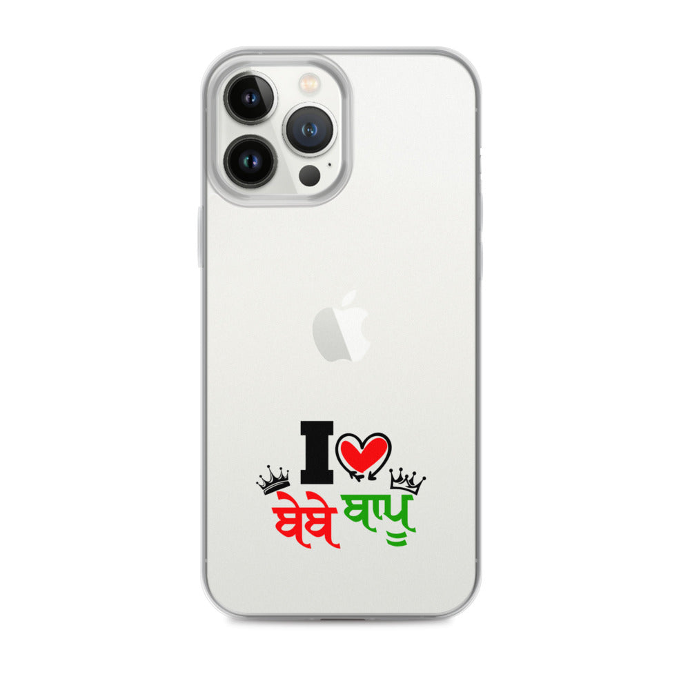 I LOVE BEBE BAPU - iPhone Case