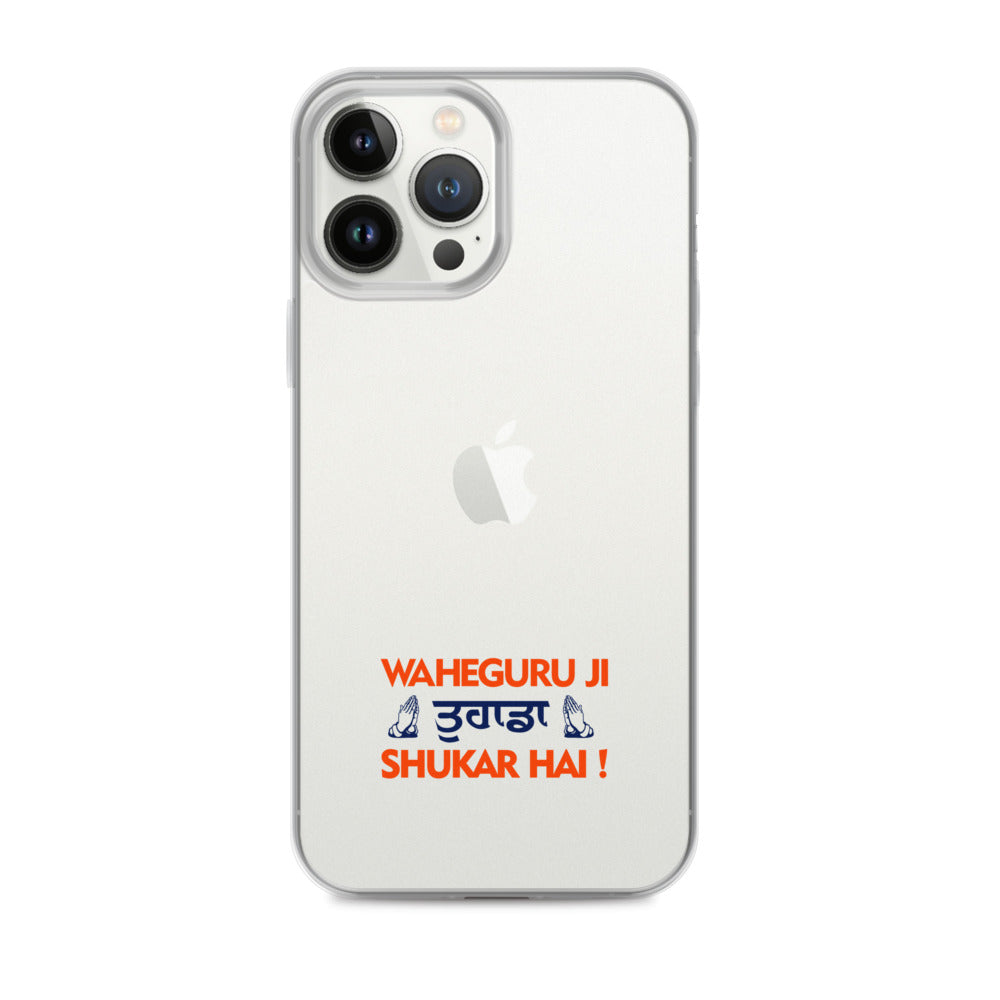 WAHEGURU JI TERA SHUKAR HAI - iPhone Case