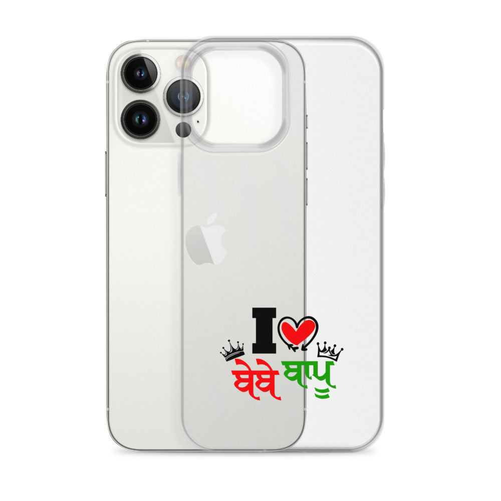 I LOVE BEBE BAPU - iPhone Case