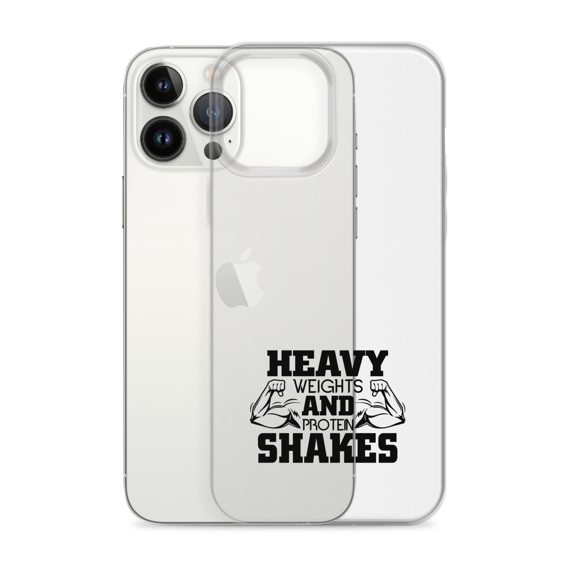 HEAVY WEIGHTS AND PROTEIN SHAKES - iPhone Case