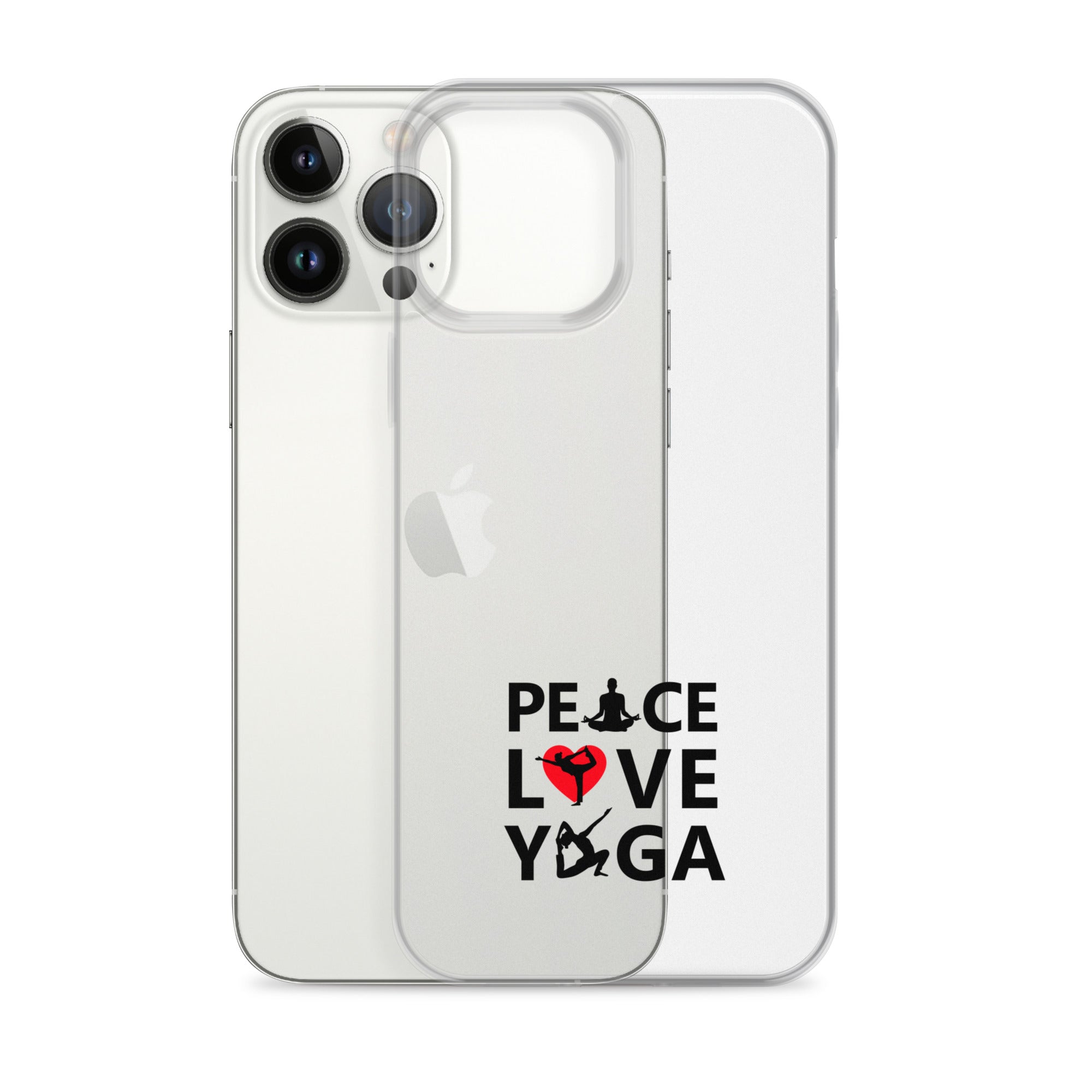 PEACE LOVE YOGA - iPhone Case