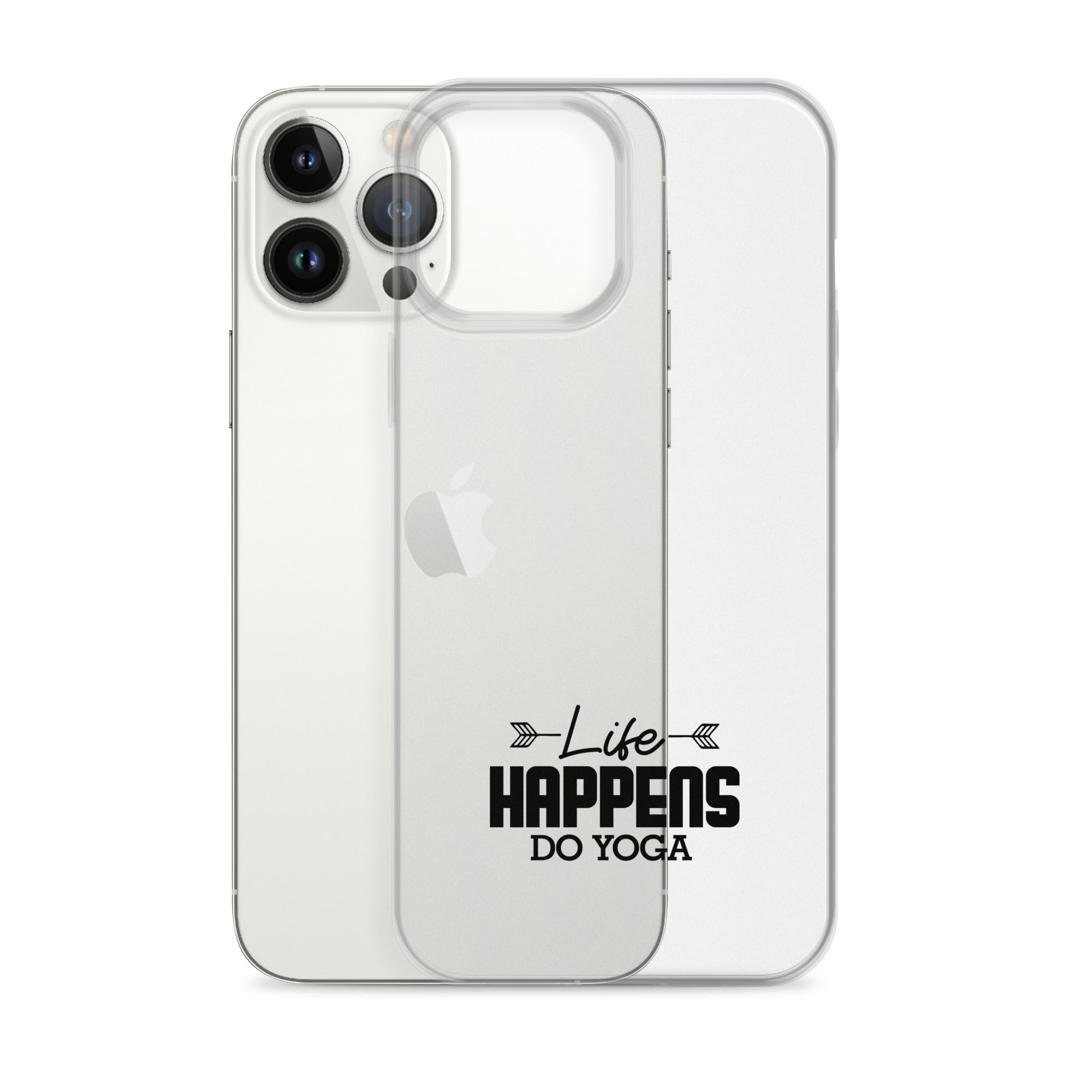 LIFE HAPPENS DO YOGA - iPhone Case