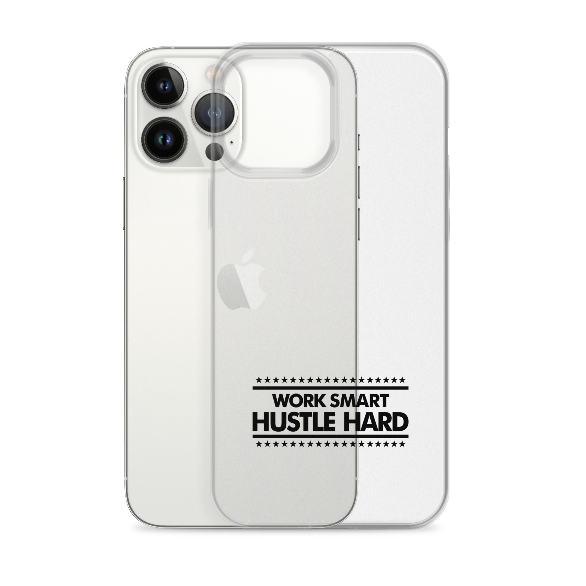 WORK SMART HUSTLE HARD - iPhone Case