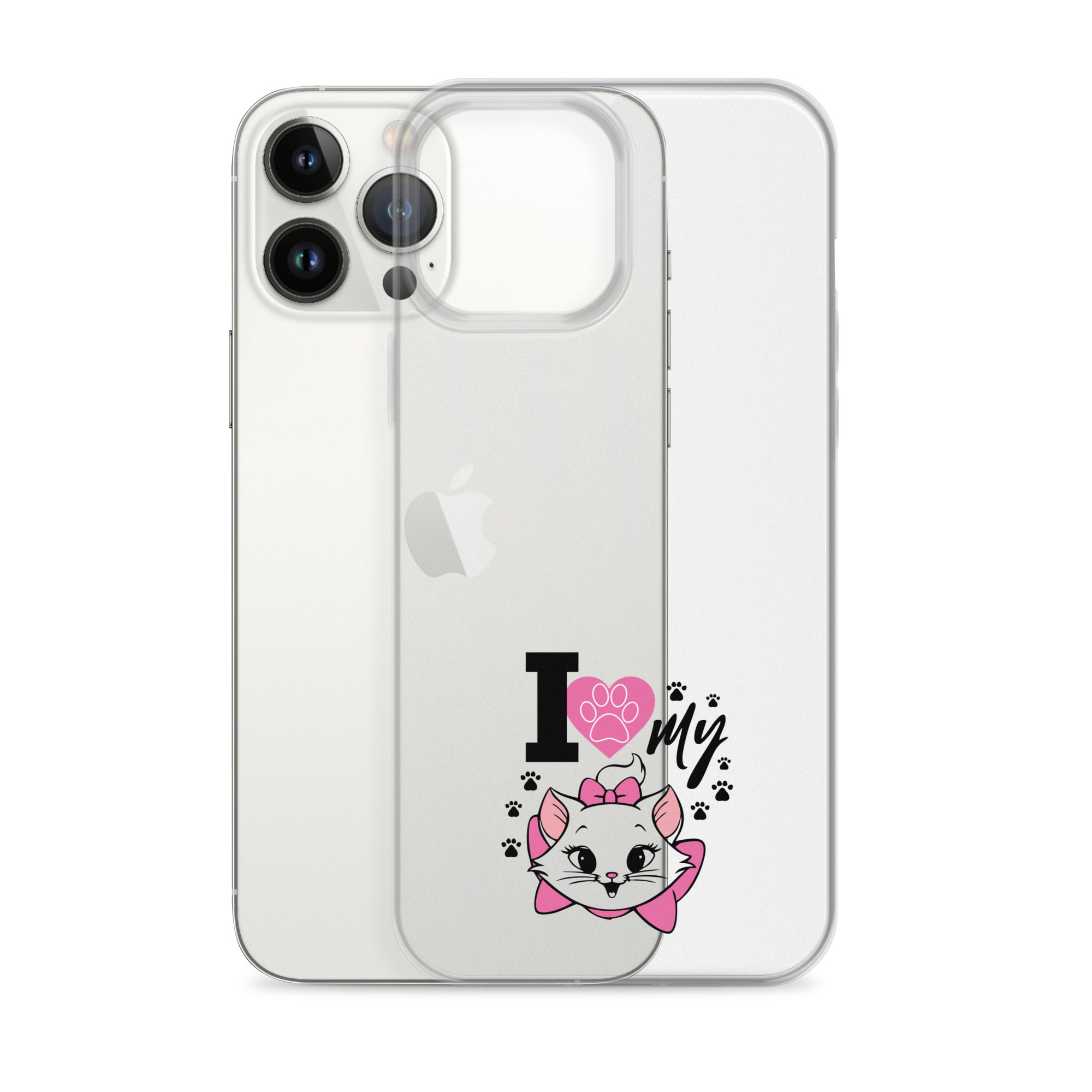 I LOVE MY CAT - iPhone Case