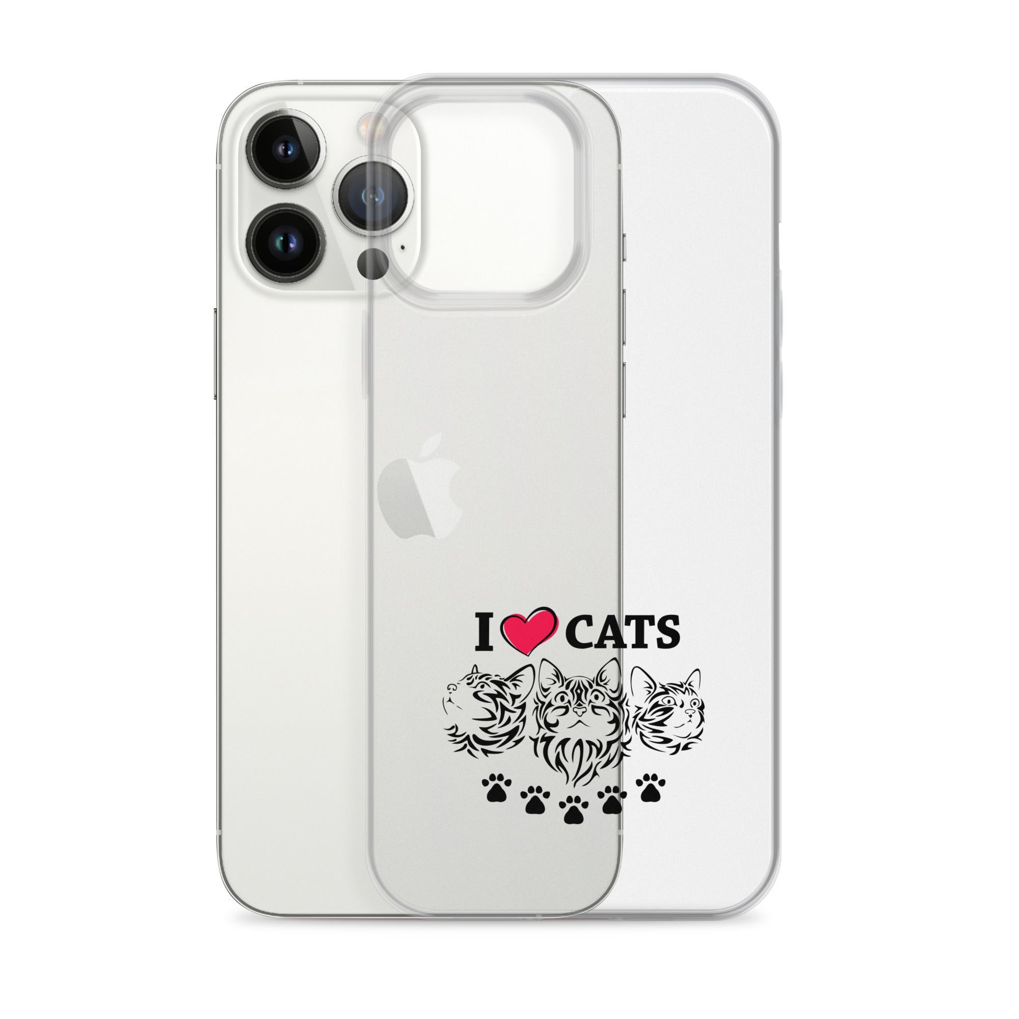 I LOVE CATS - iPhone Case