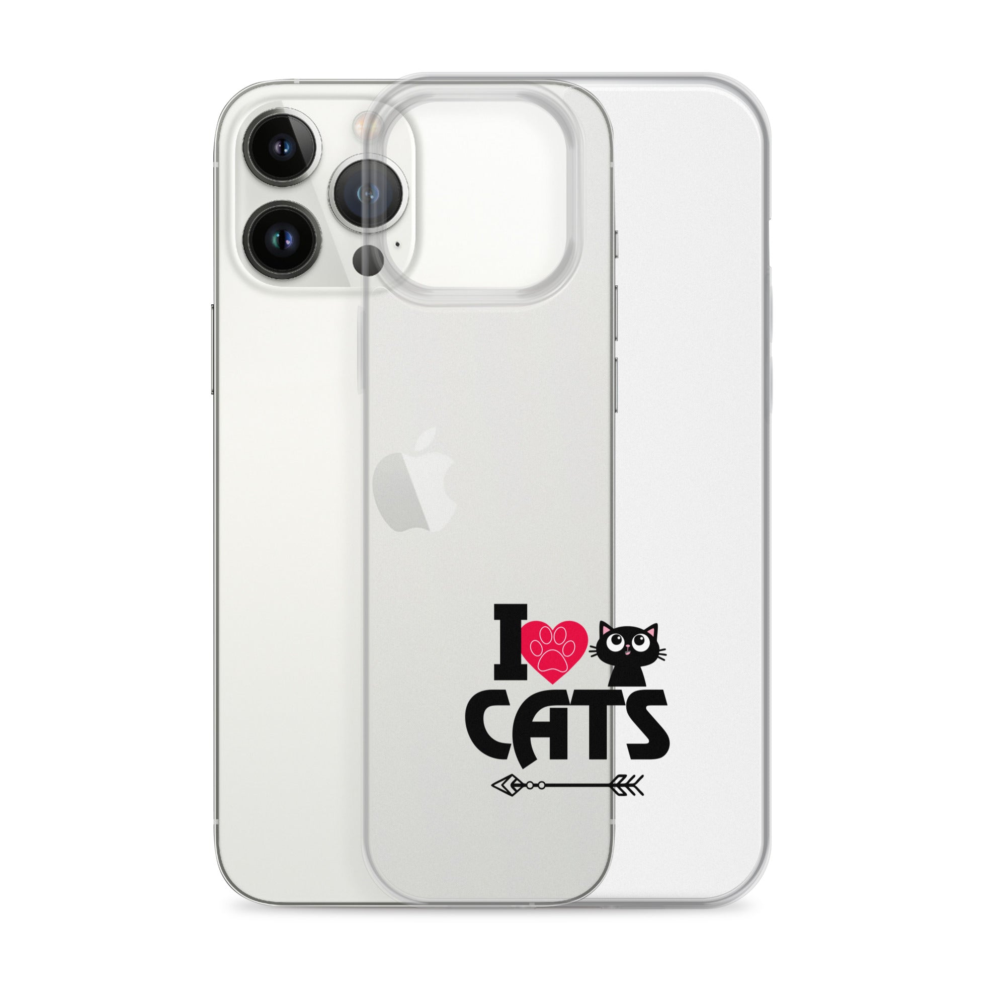 I LOVE CATS - iPhone Case