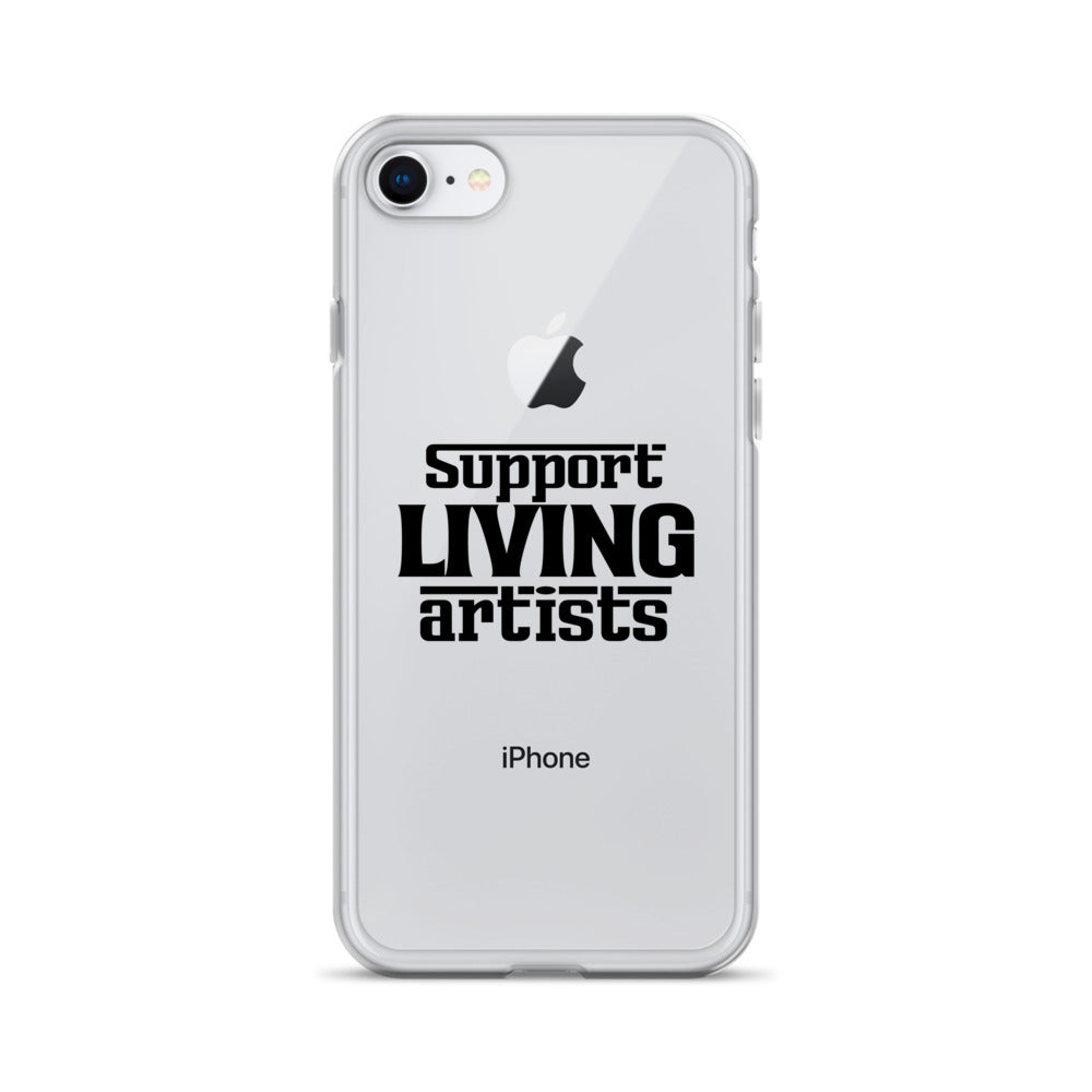 Support living artists- iPhone Case Transparent