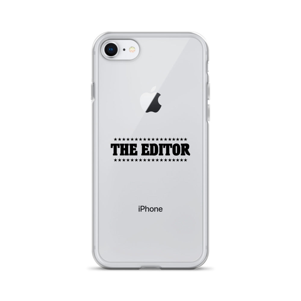 The Editor- iPhone Case Transparent