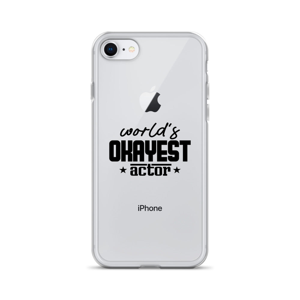 World's okayest actor- iPhone Case Transparent