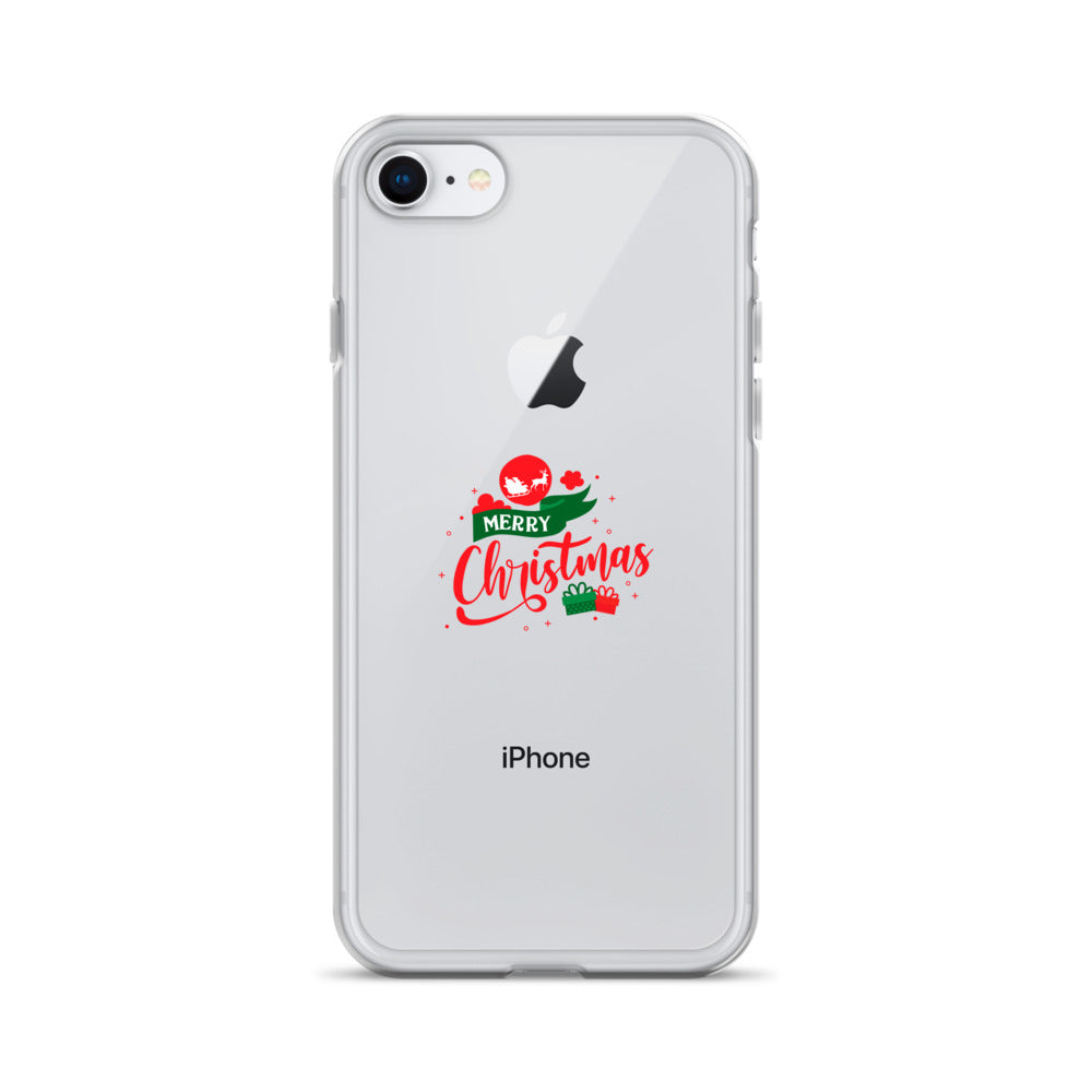 Merry Christmas- iPhone Case Transparent