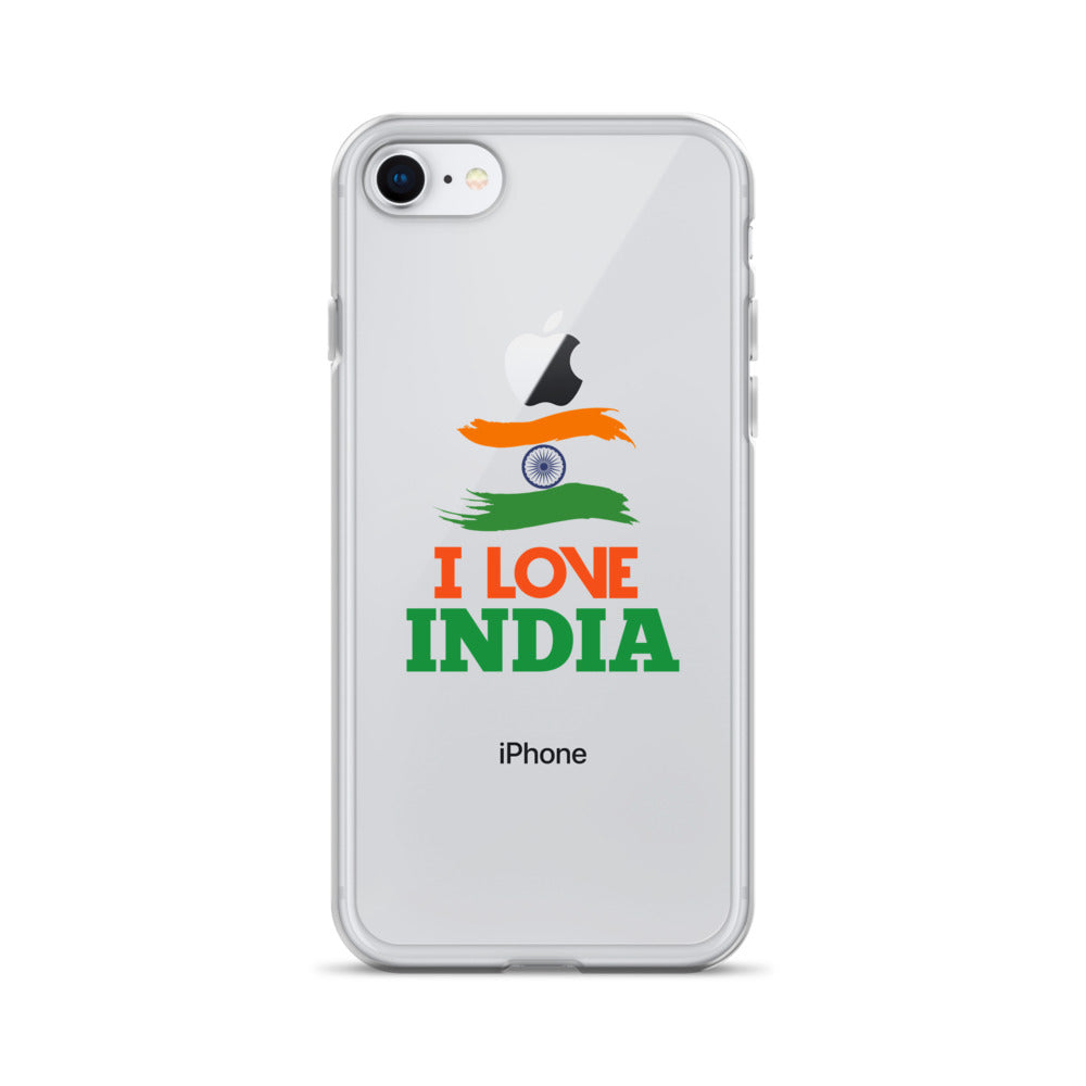 I LOVE INDIA - iPhone Case Transparent