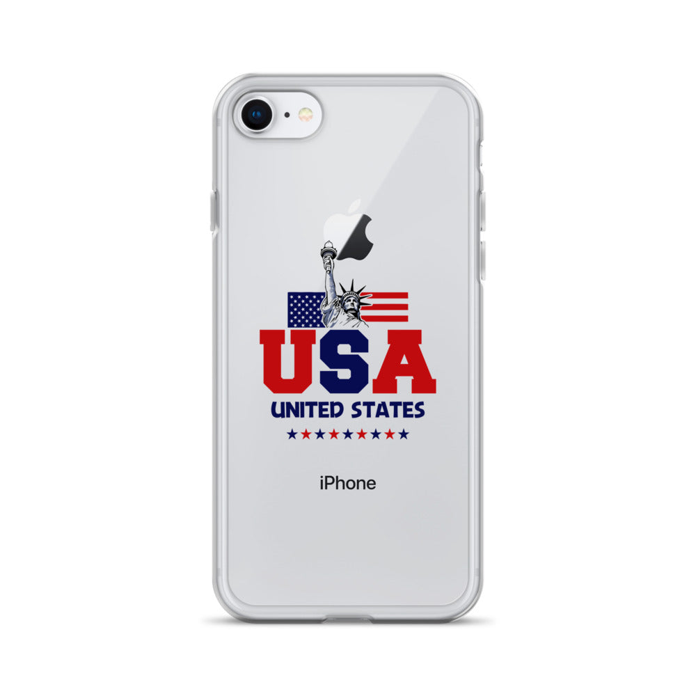 UNITED STATES OF AMERICA - iPhone Case Transparent