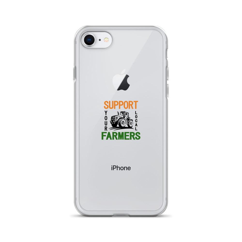 SUPPORT YOUR LOCAL FARMERS - iPhone Case Transparent