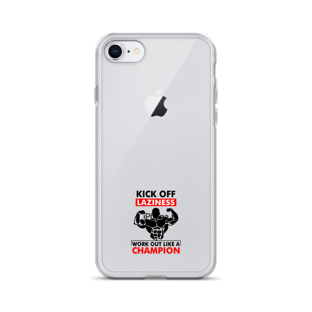 KICK OFF LAZINESS - iPhone Case